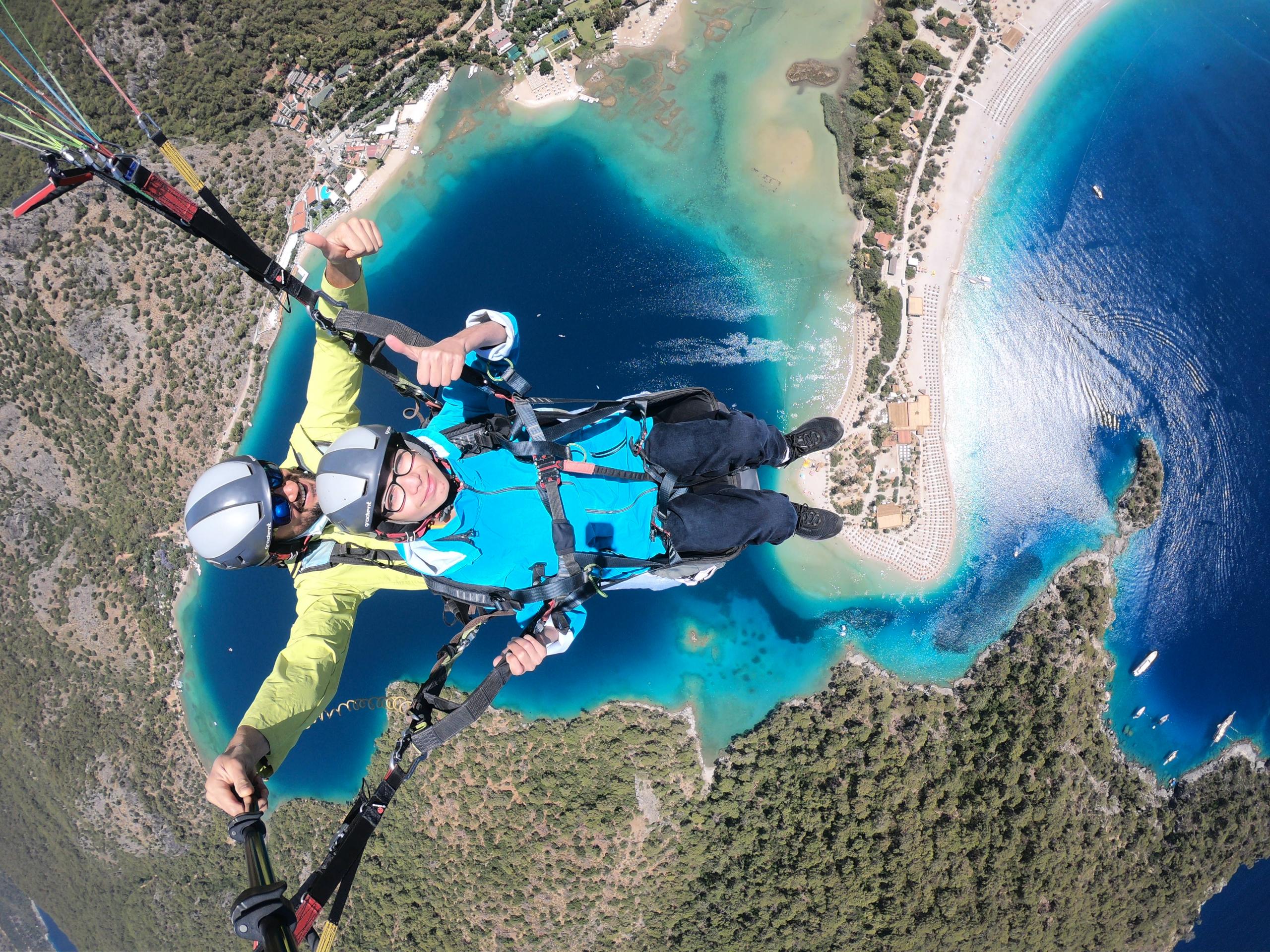 Engelli çocukların yamaç paraşütü hayali Fethiye'de gerçek oldu
