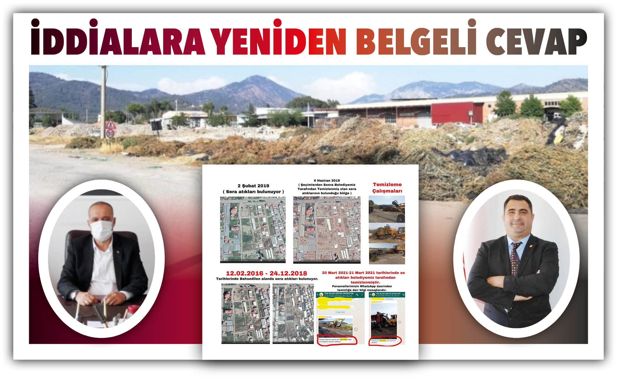 İDDİALARA YENİDEN BELGELİ CEVAP