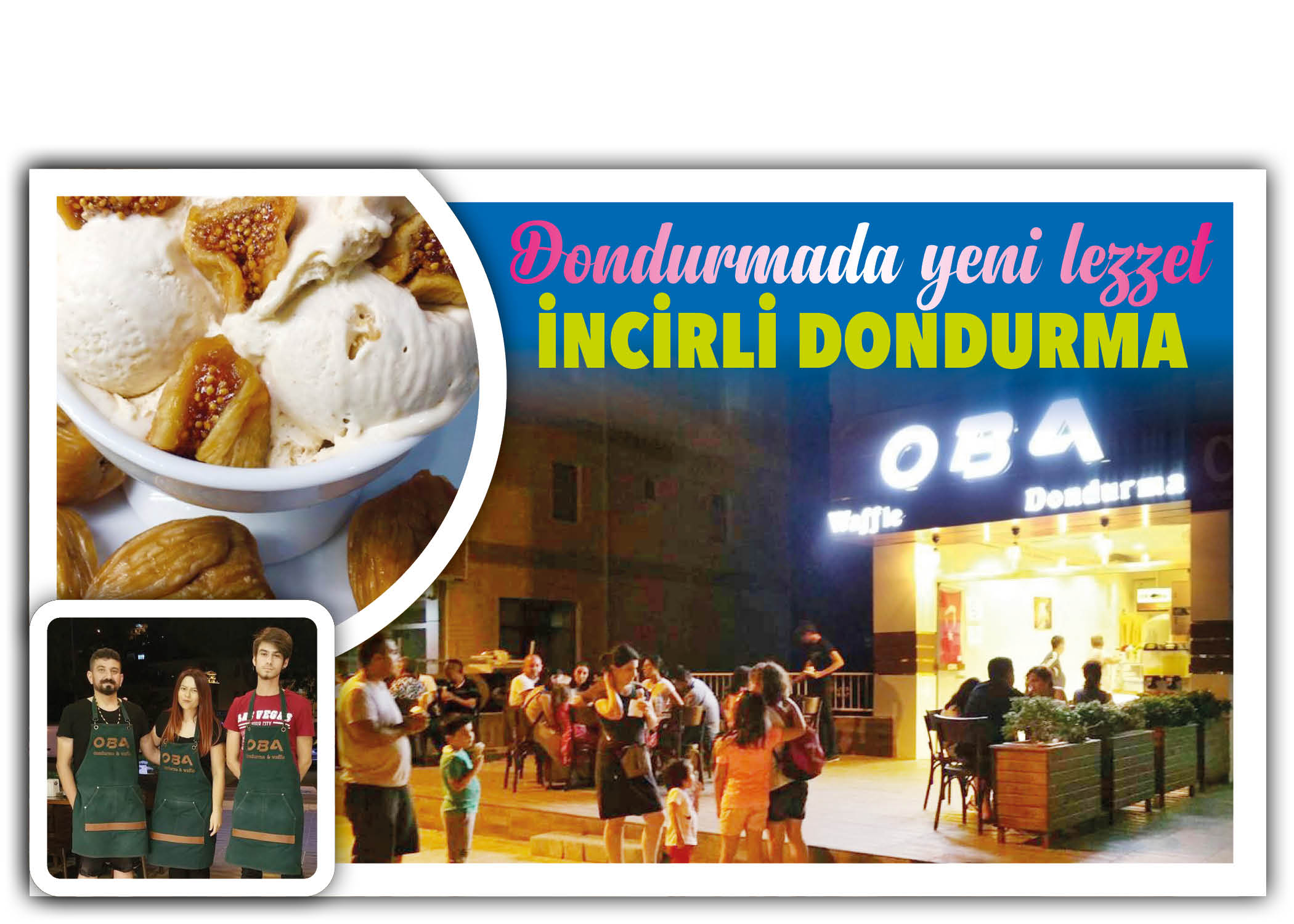 DONDURMADA YENİ LEZZET:  İNCİRLİ DONDURMA   