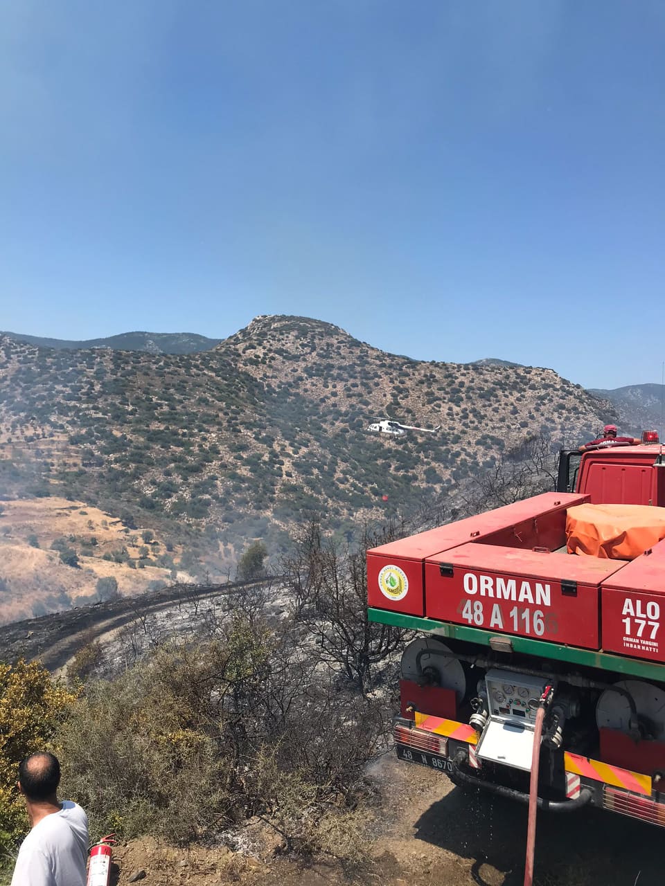 DATÇA’DA ORMAN YANGINI
