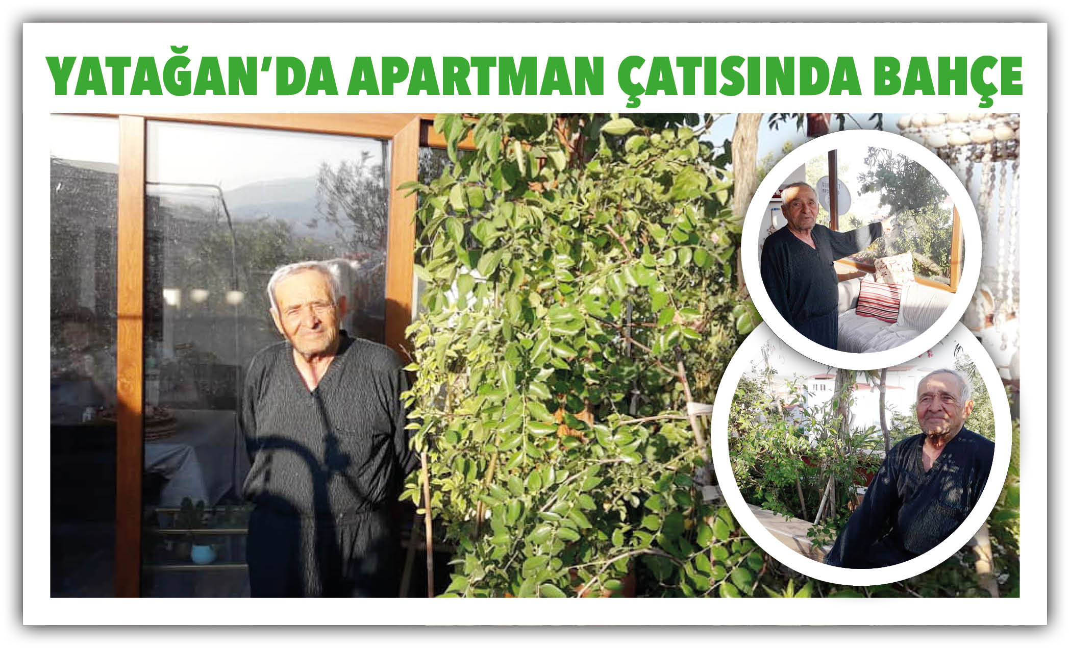 YATAĞAN’DA APARTMAN ÇATISINDA BAHÇE