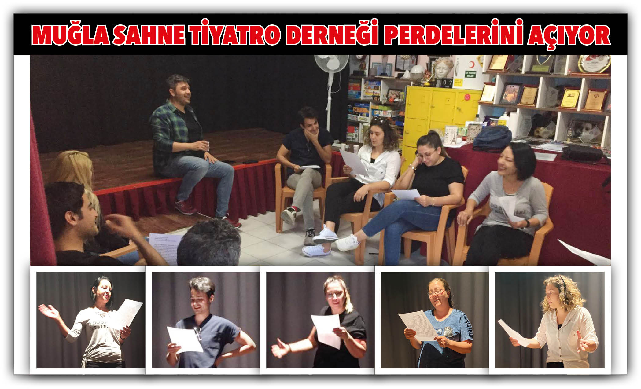 MUĞLA SAHNE TİYATRO DERNEĞİ PERDELERİNİ AÇIYOR