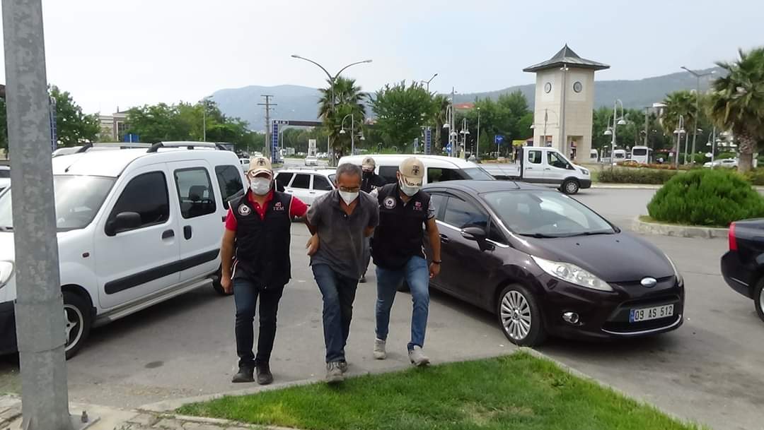 Milas'ta yakalanan terörist tutuklandı