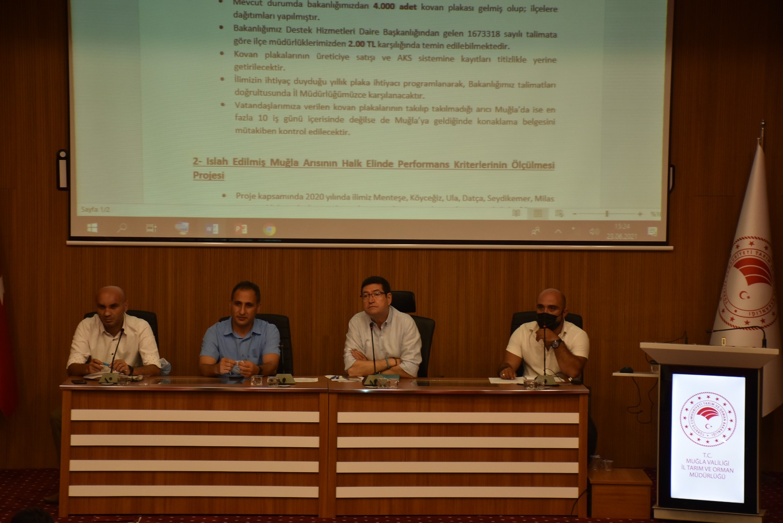 MUĞLA’DA 4 BİN ADET KOVAN PLAKASI DAĞITILDI