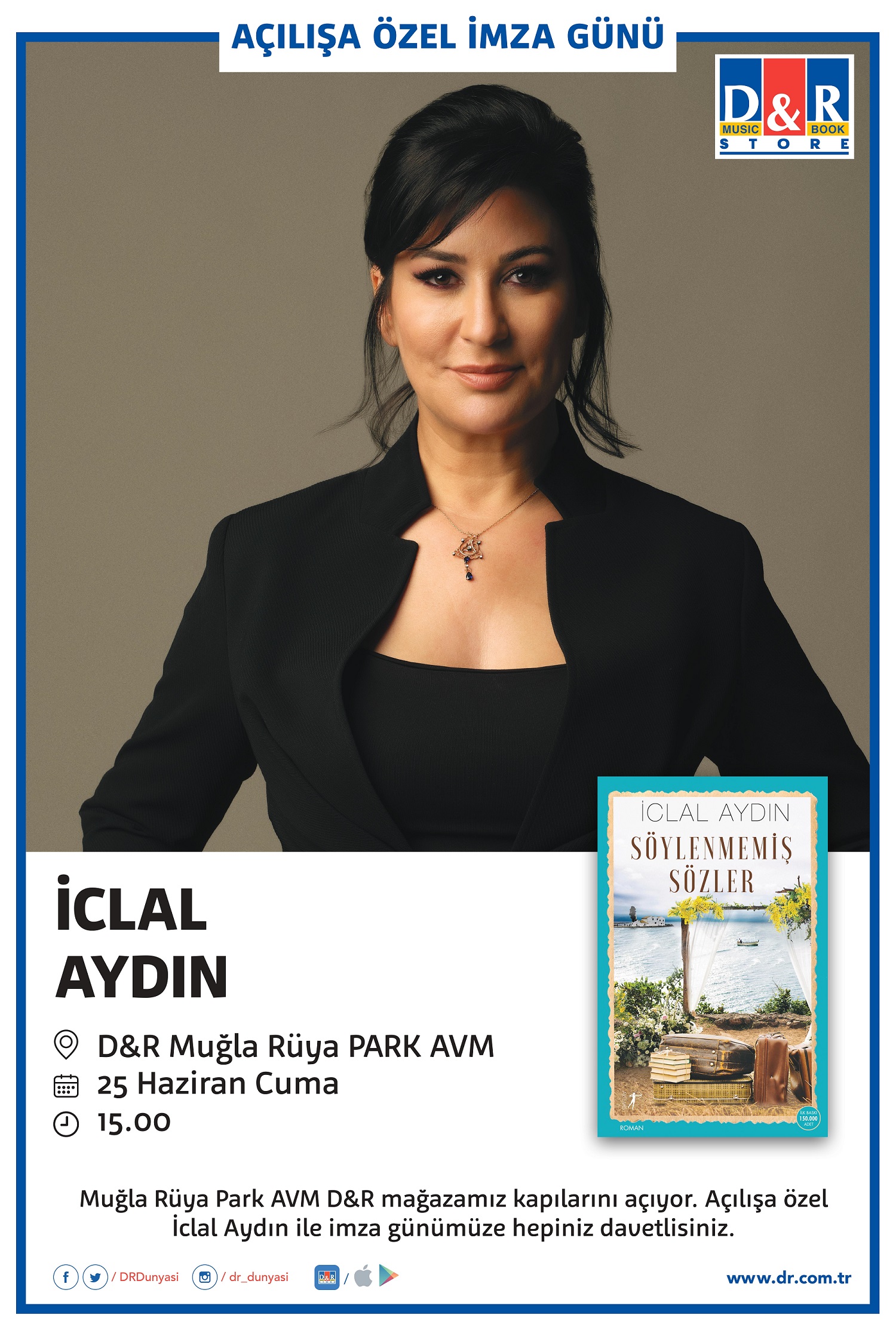 İCLAL AYDIN MUĞLA’YA GELİYOR
