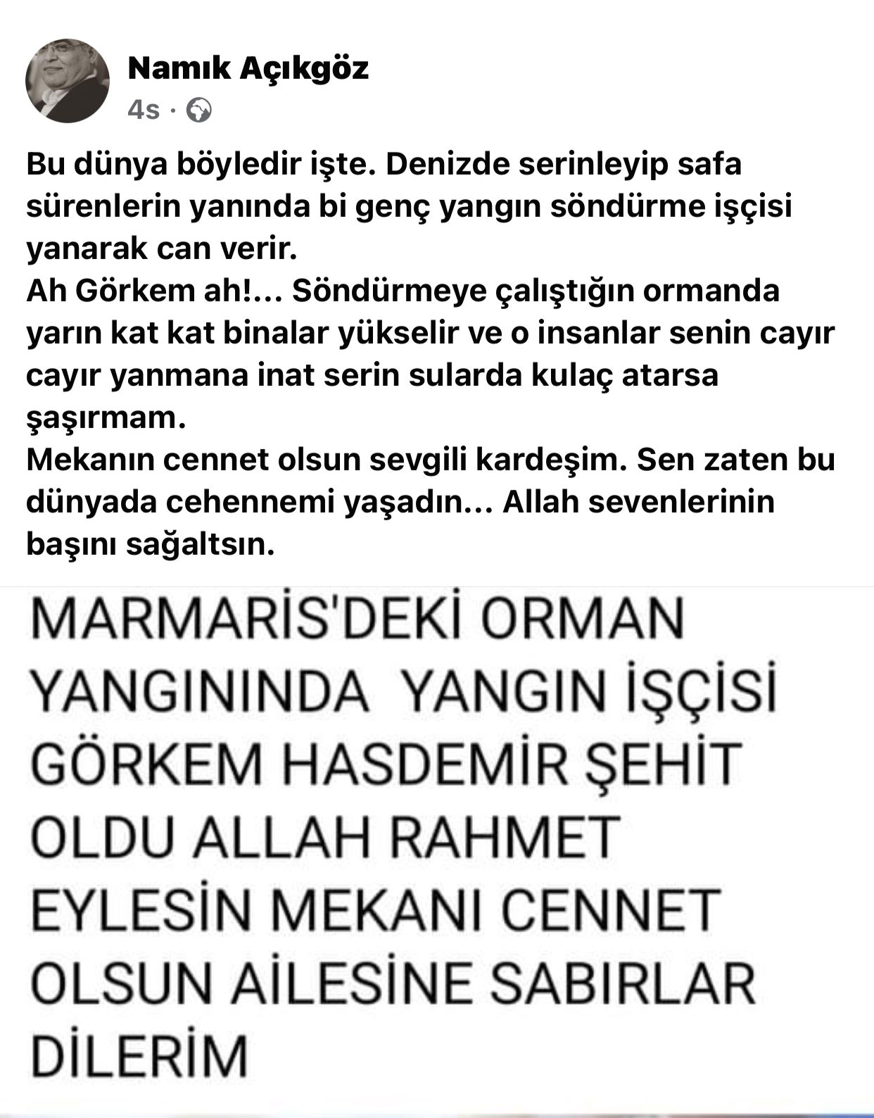 MSKÜ eski dekanından manidar paylaşım