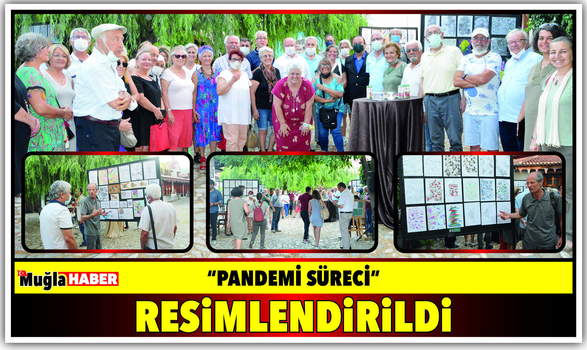 “Pandemi Süreci” resimlendirildi