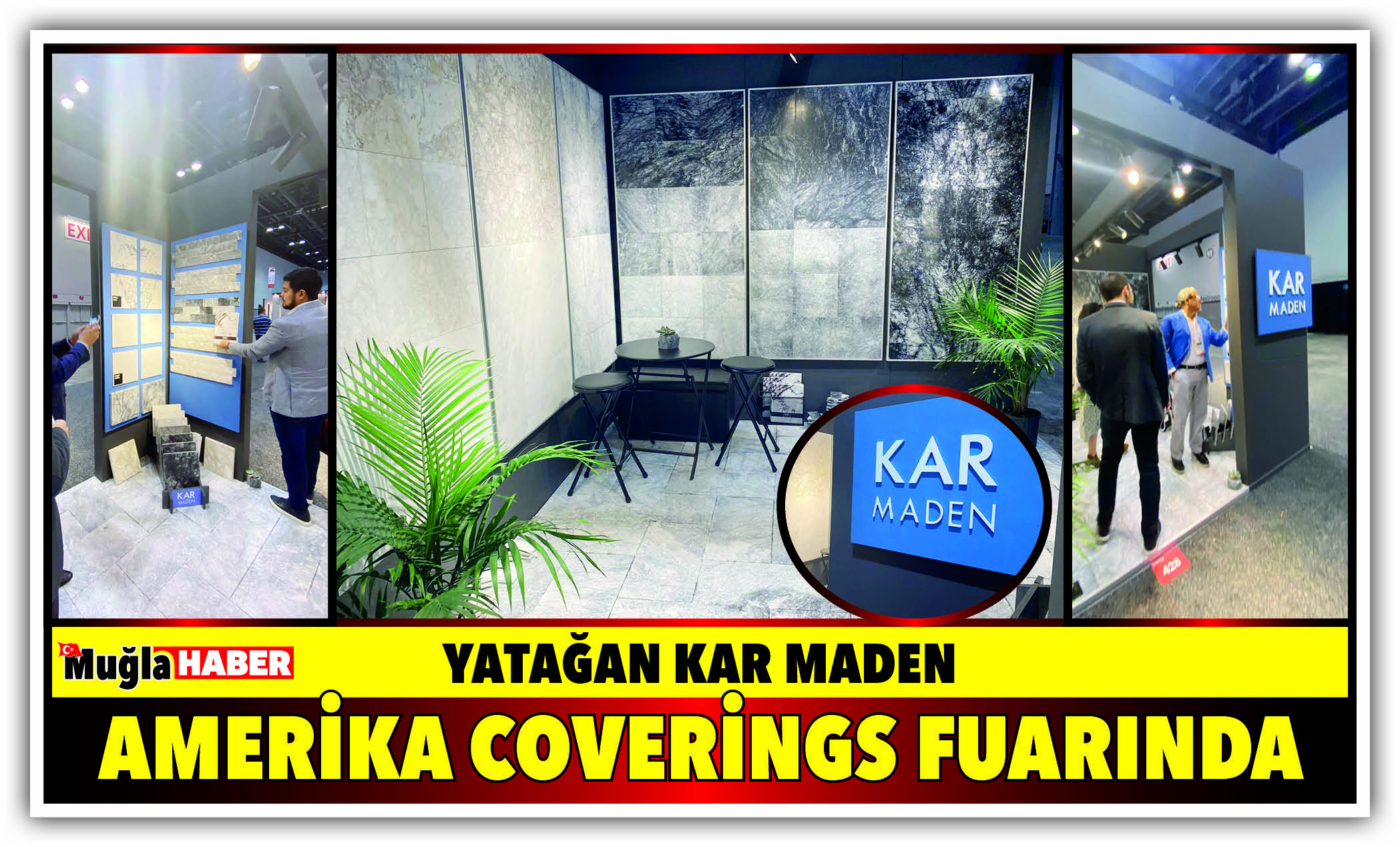 YATAĞAN KAR MADEN AMERİKA COVERİNGS FUARINDA STANT AÇTI