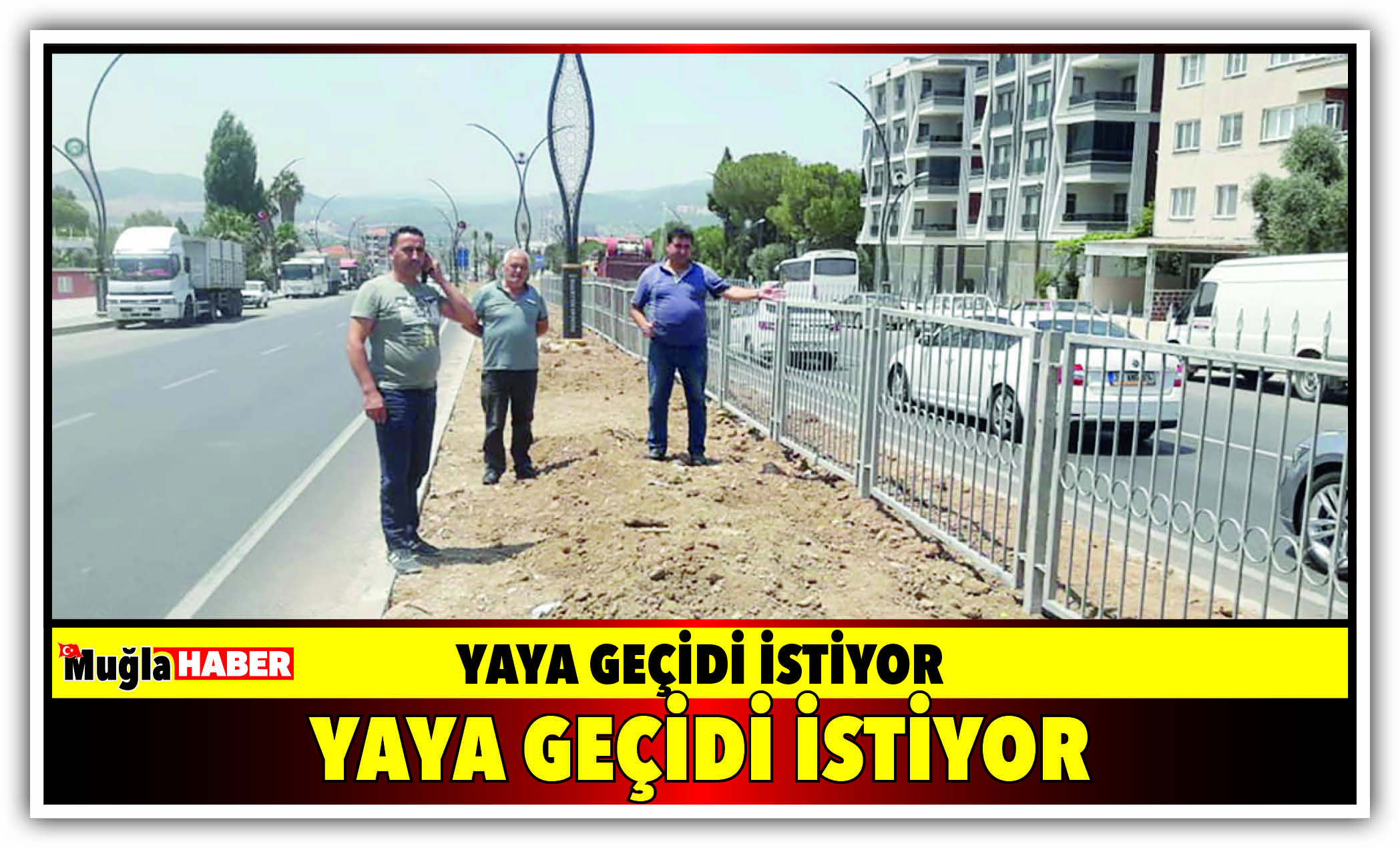 ESNAF YAYA GEÇİDİ İSTİYOR