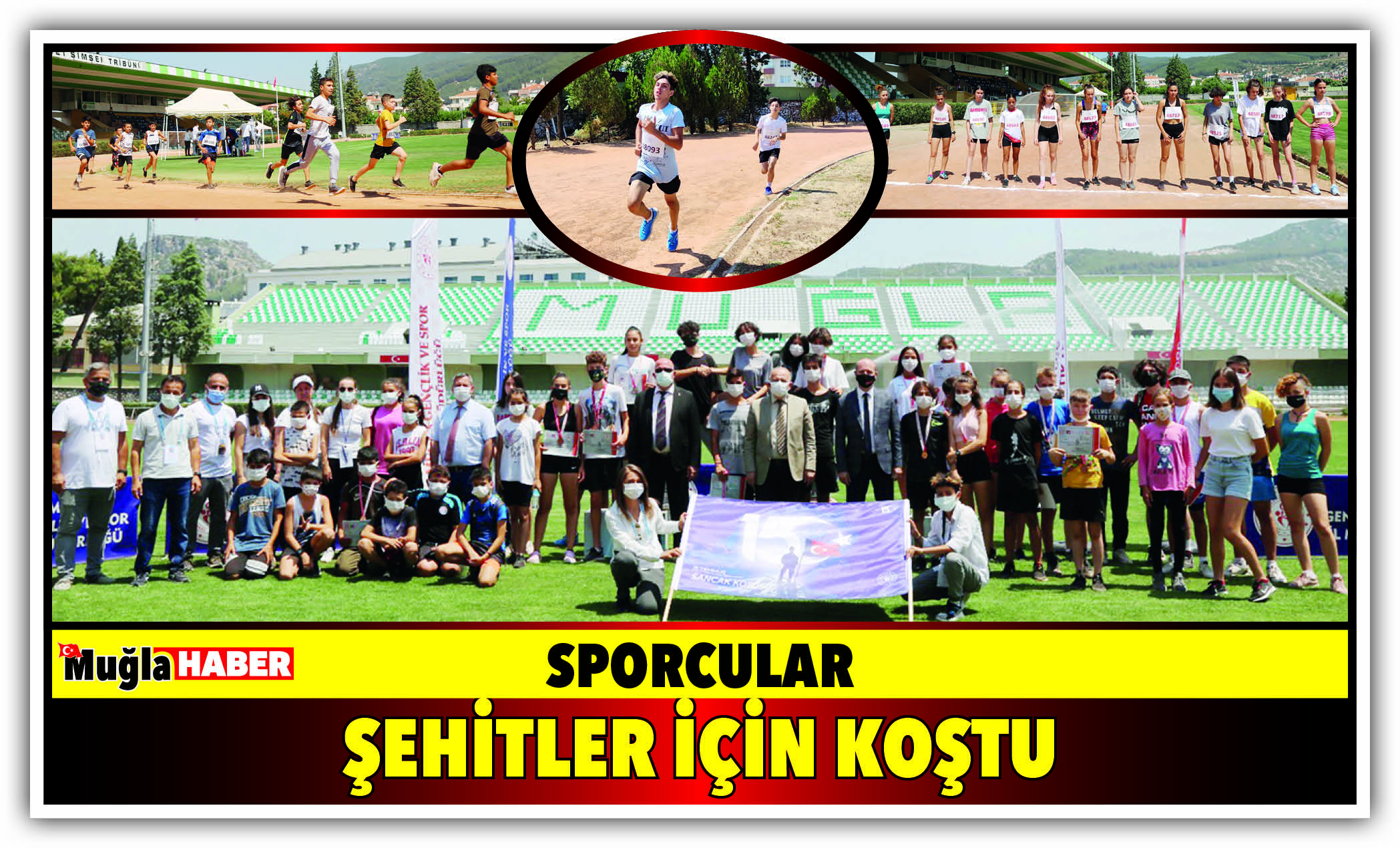 SPORCULAR ŞEHİTLER İÇİN KOŞTU