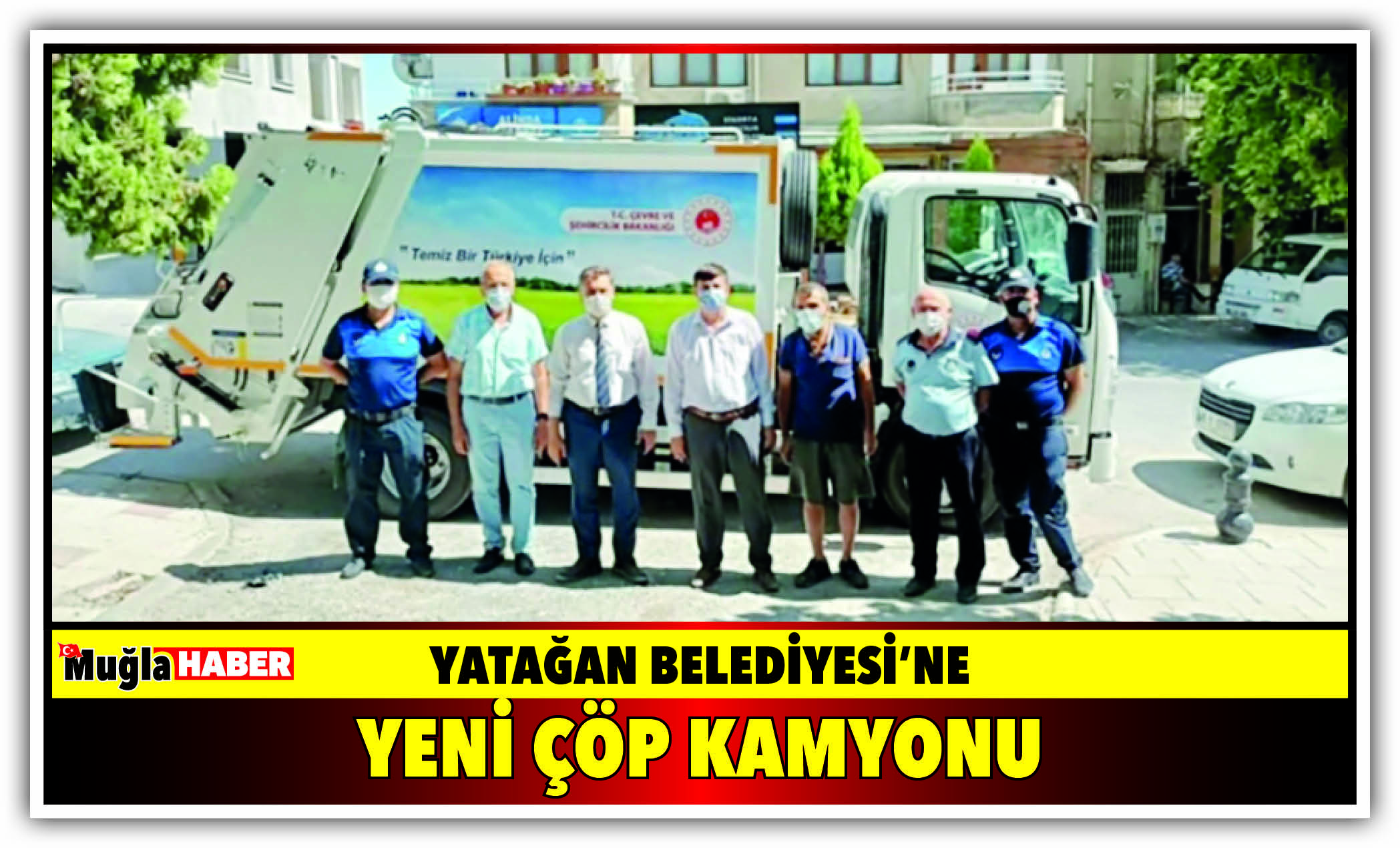  YATAĞAN BELEDİYESİ’NE YENİ ÇÖP KAMYONU