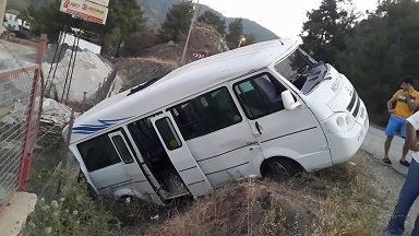 Kaza ucuz atlatıldı