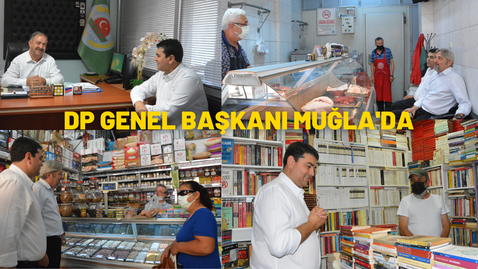 DP GENEL BAŞKANI GÜLTEKİN UYSAL, MUĞLALILARLA BULUŞTU