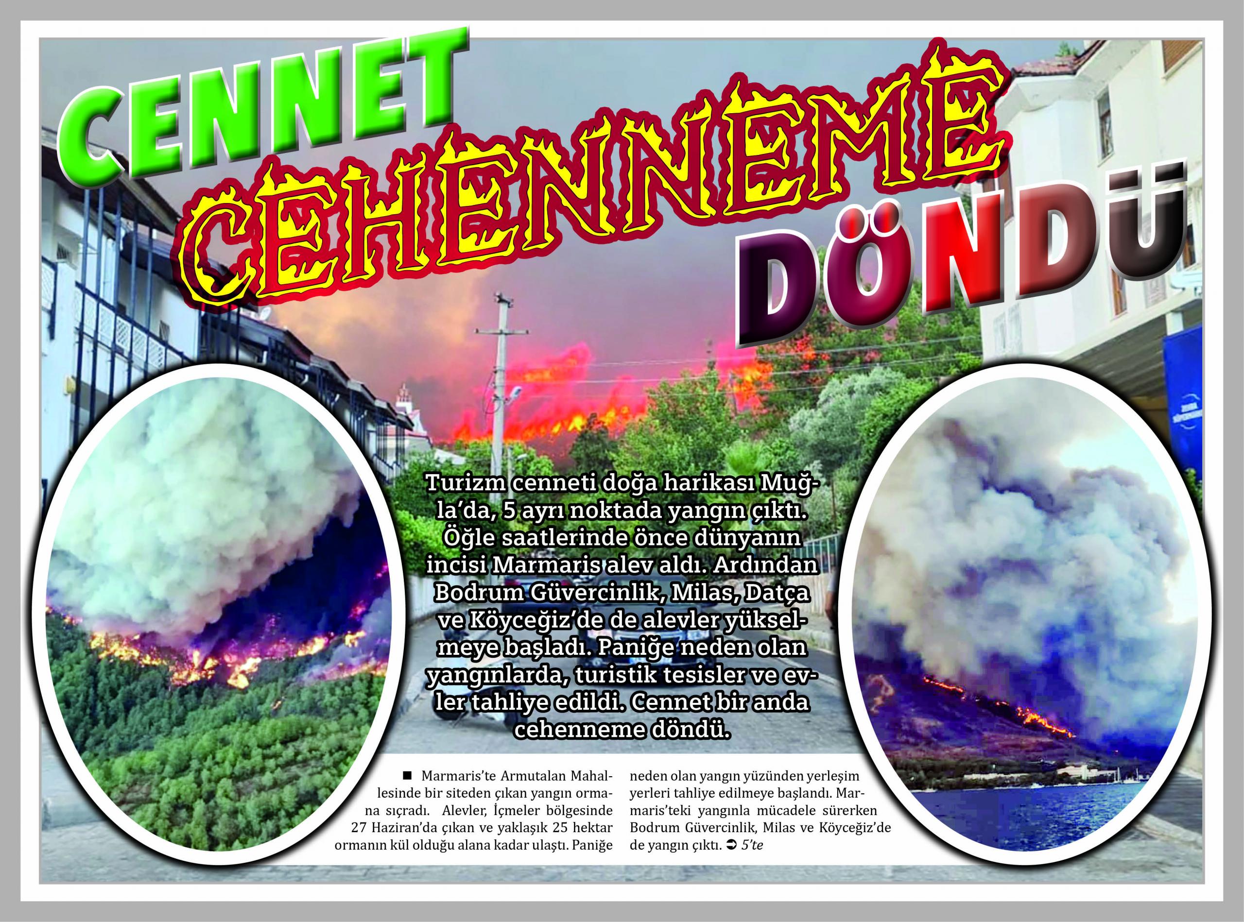 CENNET CEHENNEME DÖNDÜ