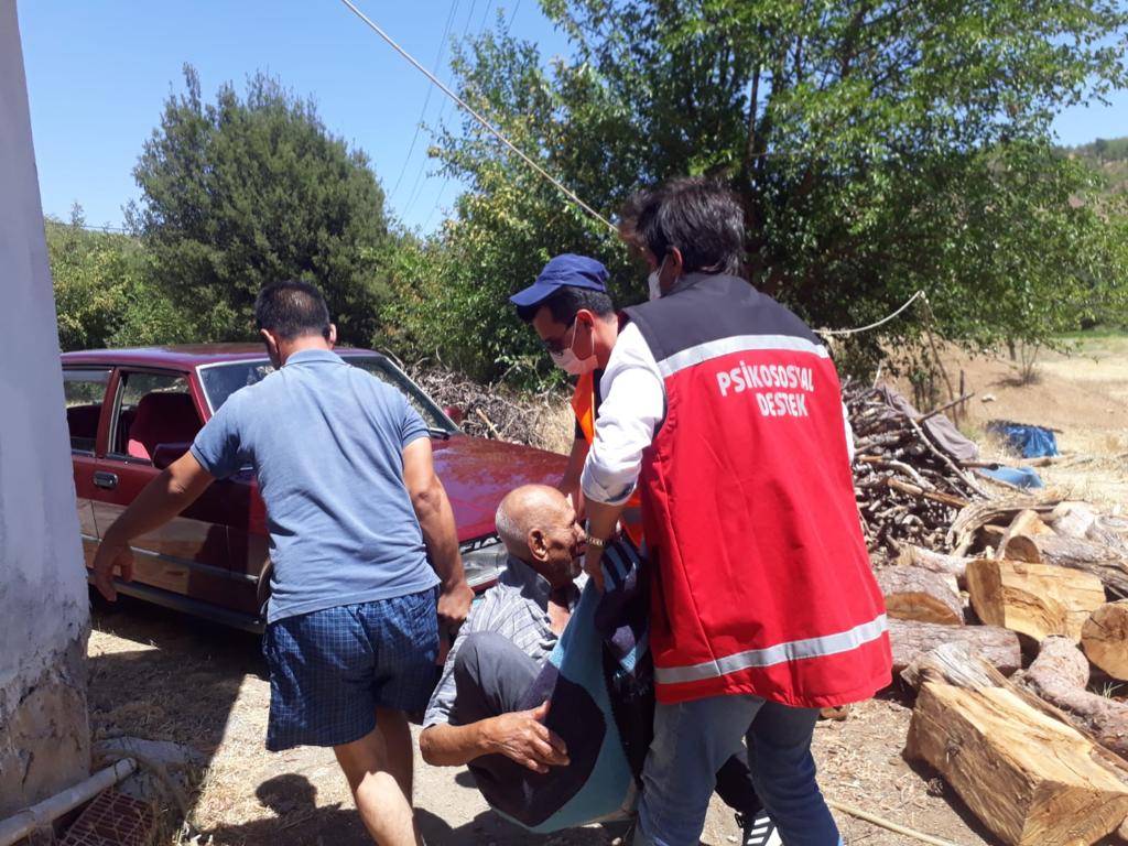 YANGIN MAĞDURU HALKA PSİKOSOSYAL DESTEK