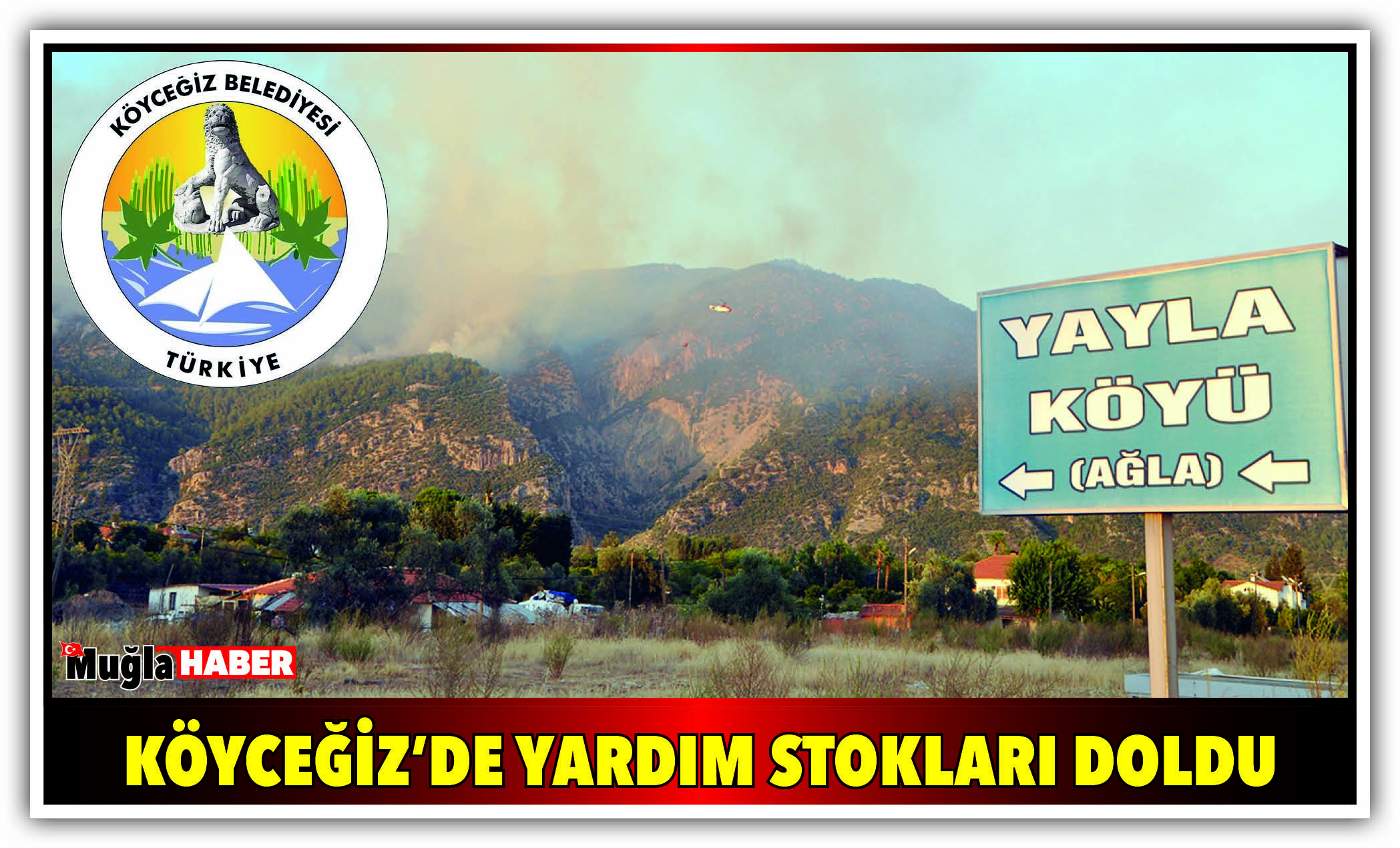 KÖYCEĞİZ’DE YARDIM STOKLARI DOLDU