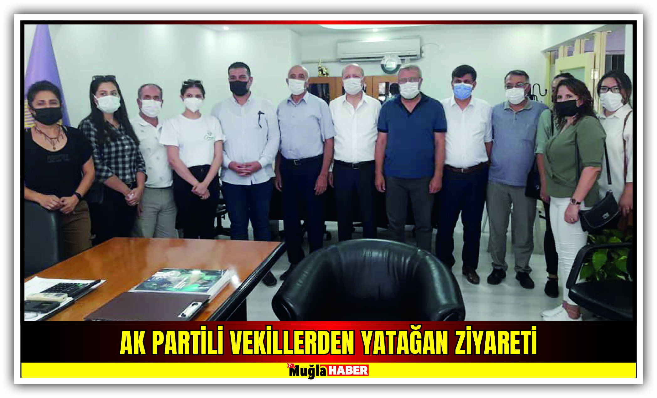 AK PARTİLİ VEKİLLERDEN YATAĞAN ZİYARETİ