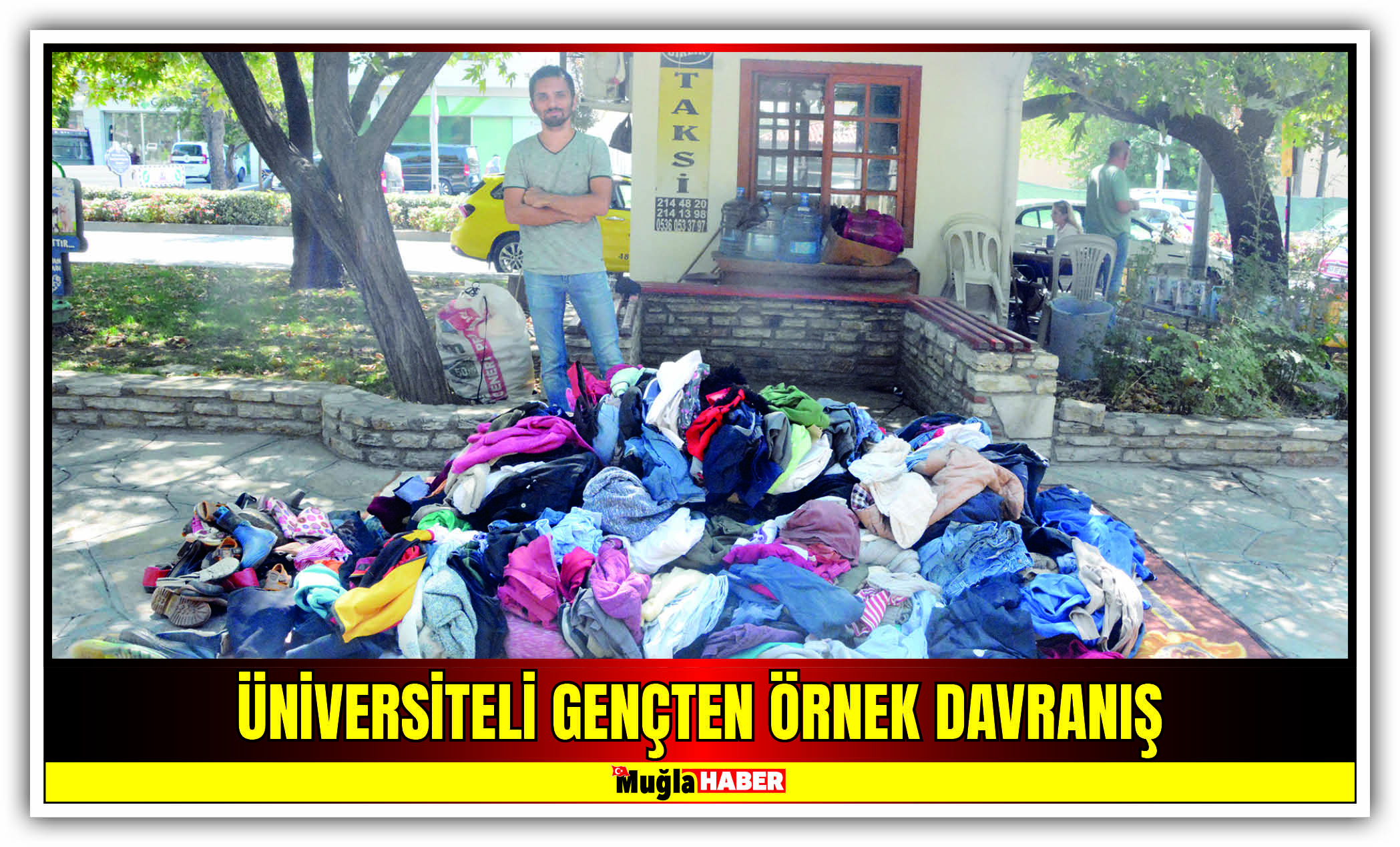 ÜNİVERSİTELİ GENÇTEN ÖRNEK DAVRANIŞ