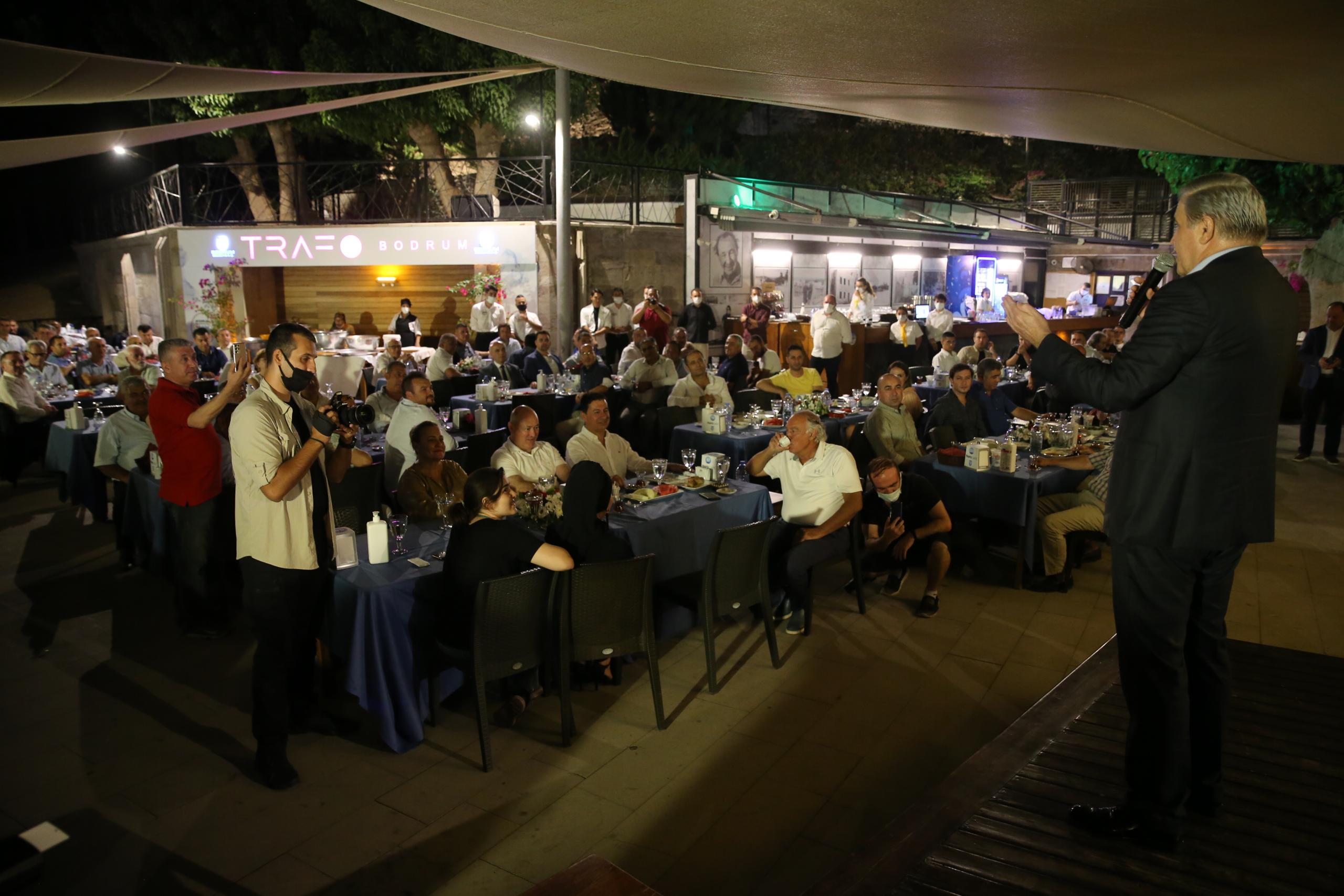 Bodrum Kaymakamı Bekir Yılmaz için veda yemeği düzenlendi