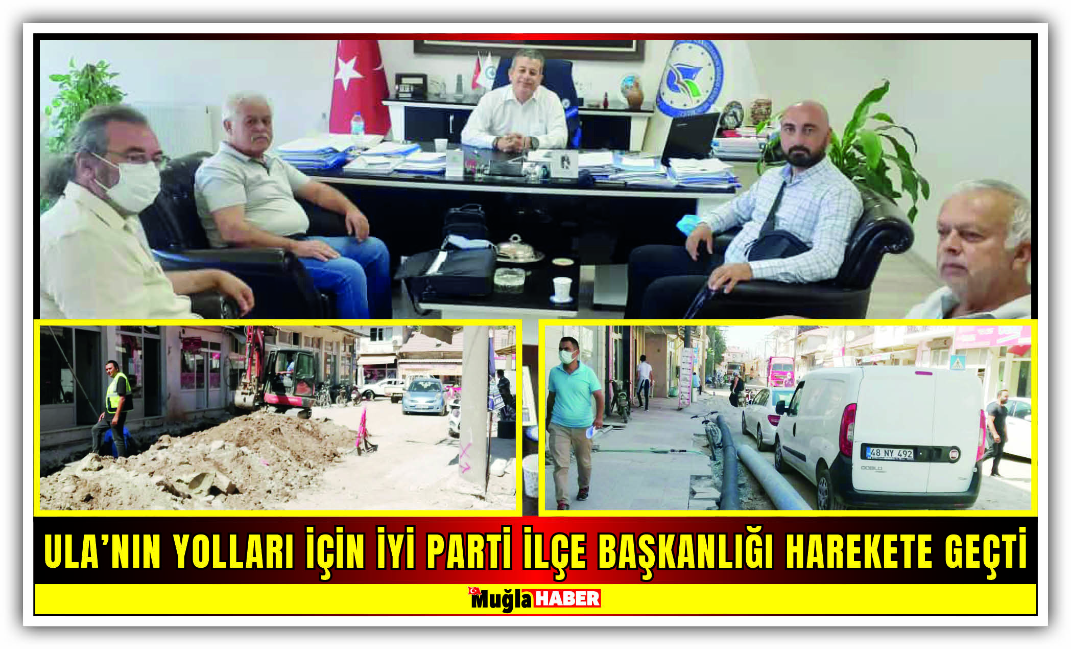 ULA’NIN YOLLARI İÇİN İYİ PARTİ İLÇE BAŞKANLIĞI HAREKETE GEÇTİ