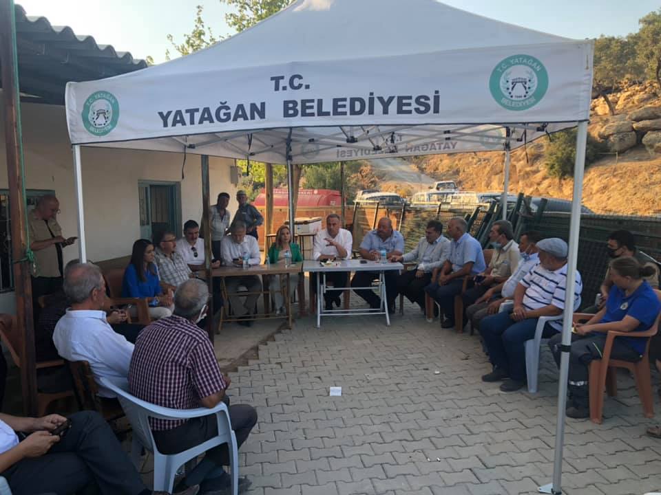 AK PARTİ MKYK ÜYELERİ, YANGIN BÖLGESİNDE İNCELEMELERDE BULUNDU