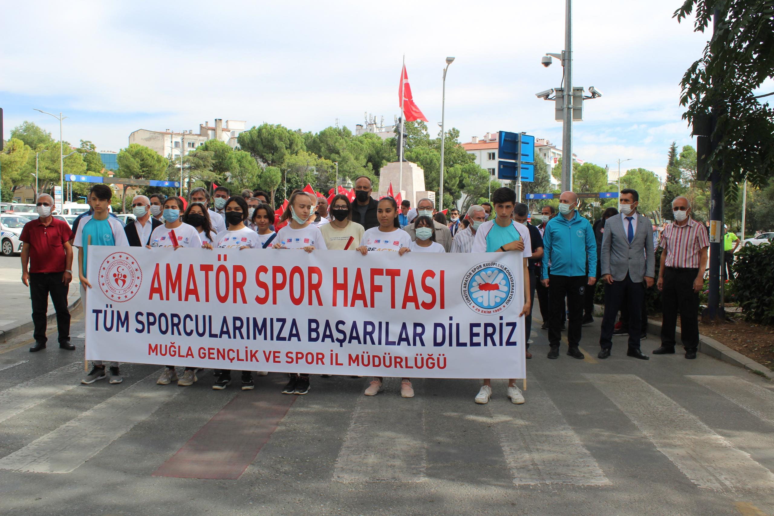 MENTEŞE’DE AMATÖR SPOR HAFTASI ETKİNLİKLERİ BAŞLADI