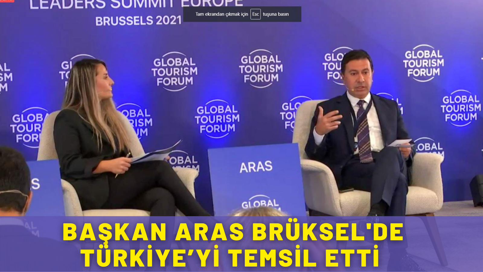 BAŞKAN ARAS BRÜKSEL'DE TÜRKİYE’Yİ TEMSİL ETTİ