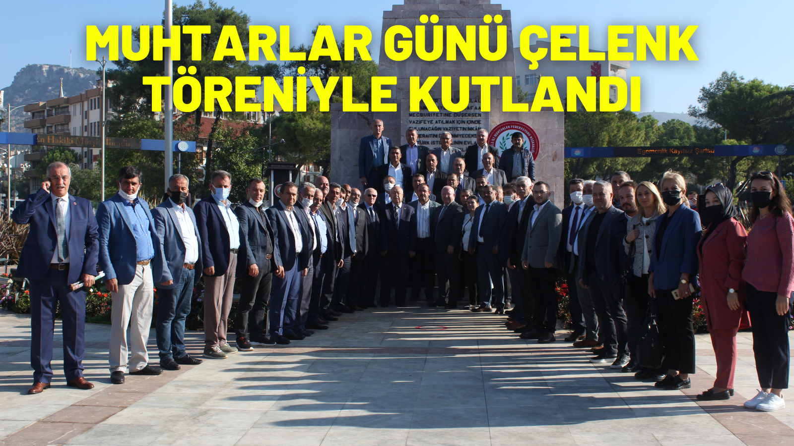 MUHTARLAR GÜNÜ ÇELENK TÖRENİYLE KUTLANDI