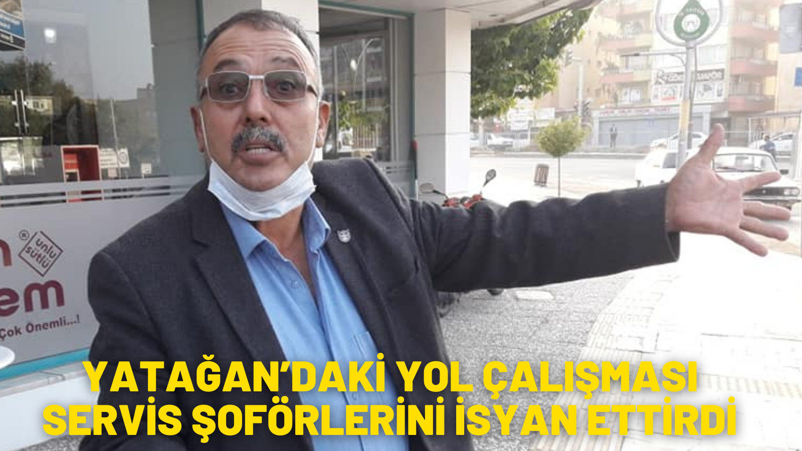 YATAĞAN’DAKİ YOL ÇALIŞMASI SERVİS ŞOFÖRLERİNİ İSYAN ETTİRDİ