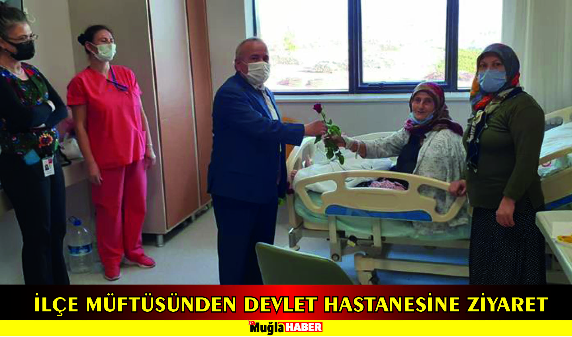 İLÇE MÜFTÜSÜNDEN DEVLET HASTANESİNE ZİYARET