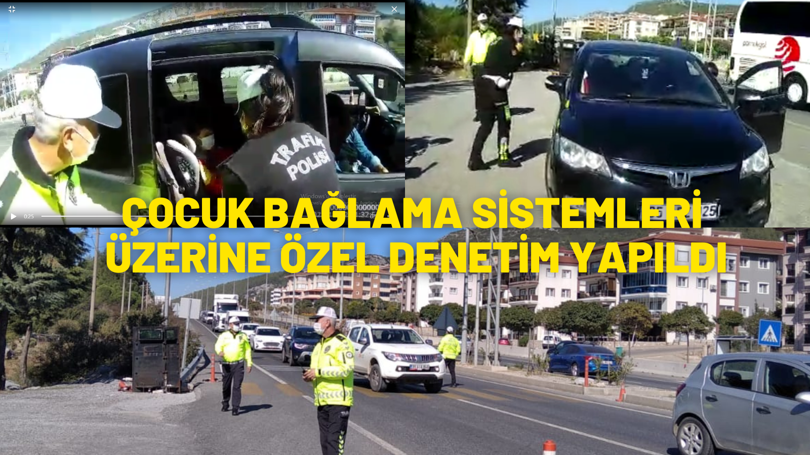 ÇOCUK BAĞLAMA SİSTEMLERİ ÜZERİNE ÖZEL DENETİM YAPILDI