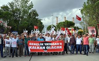 TGB işçilerin yanında