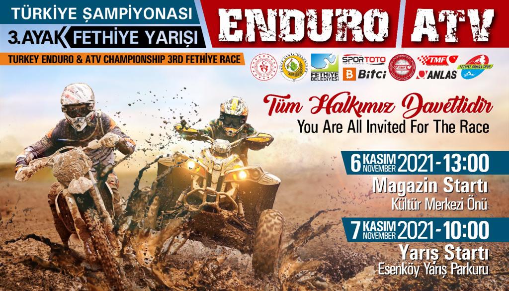 Türkiye Enduro ve ATV Şampiyonaları Fethiye’de yapılacak