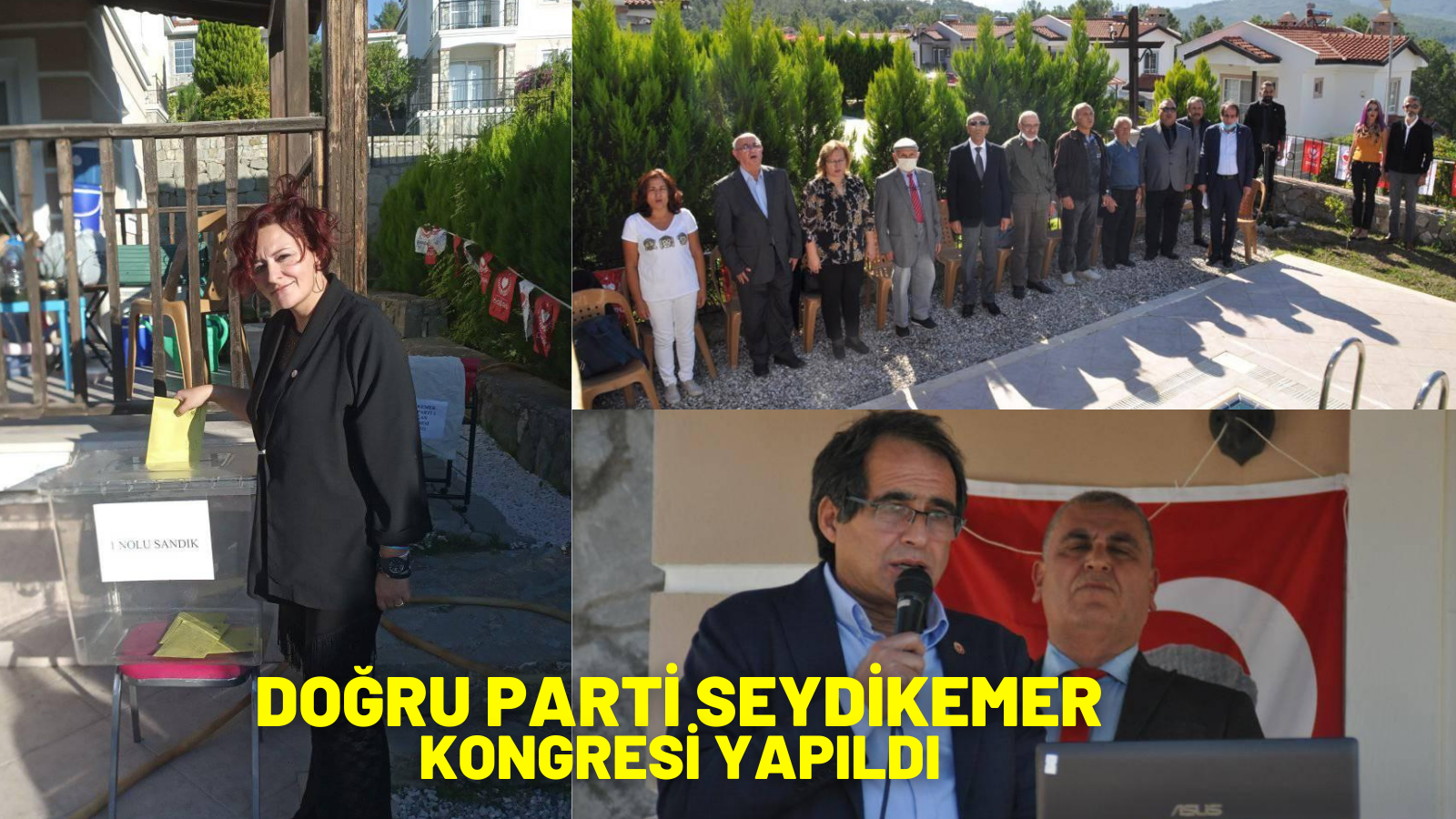 DOĞRU PARTİ SEYDİKEMER KONGRESİ YAPILDI