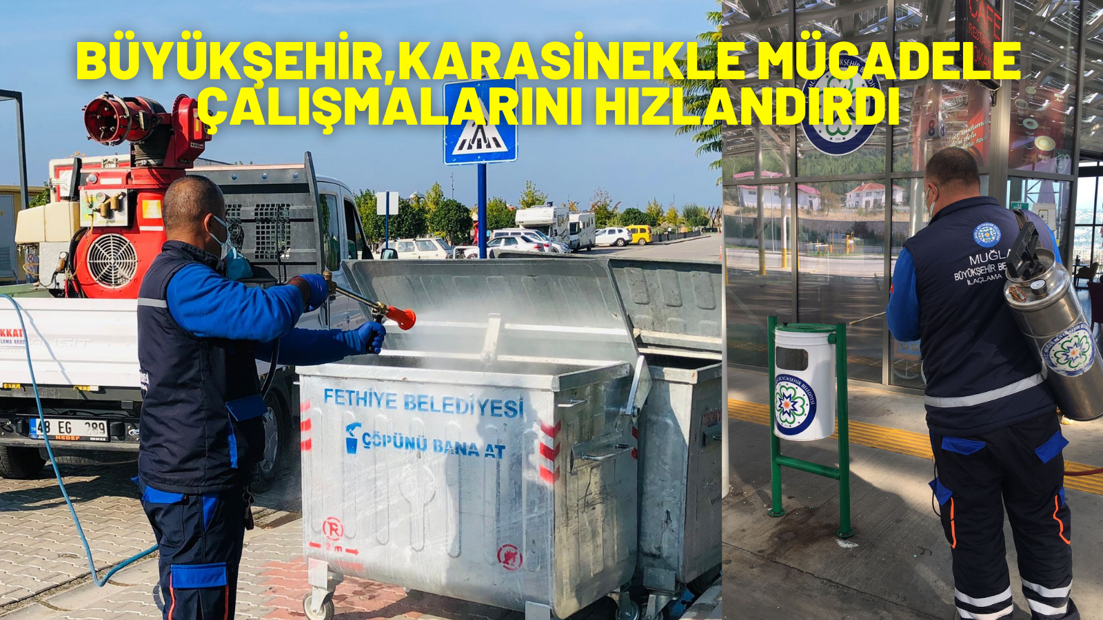 BÜYÜKŞEHİR,KARASİNEKLE MÜCADELE ÇALIŞMALARINI HIZLANDIRDI