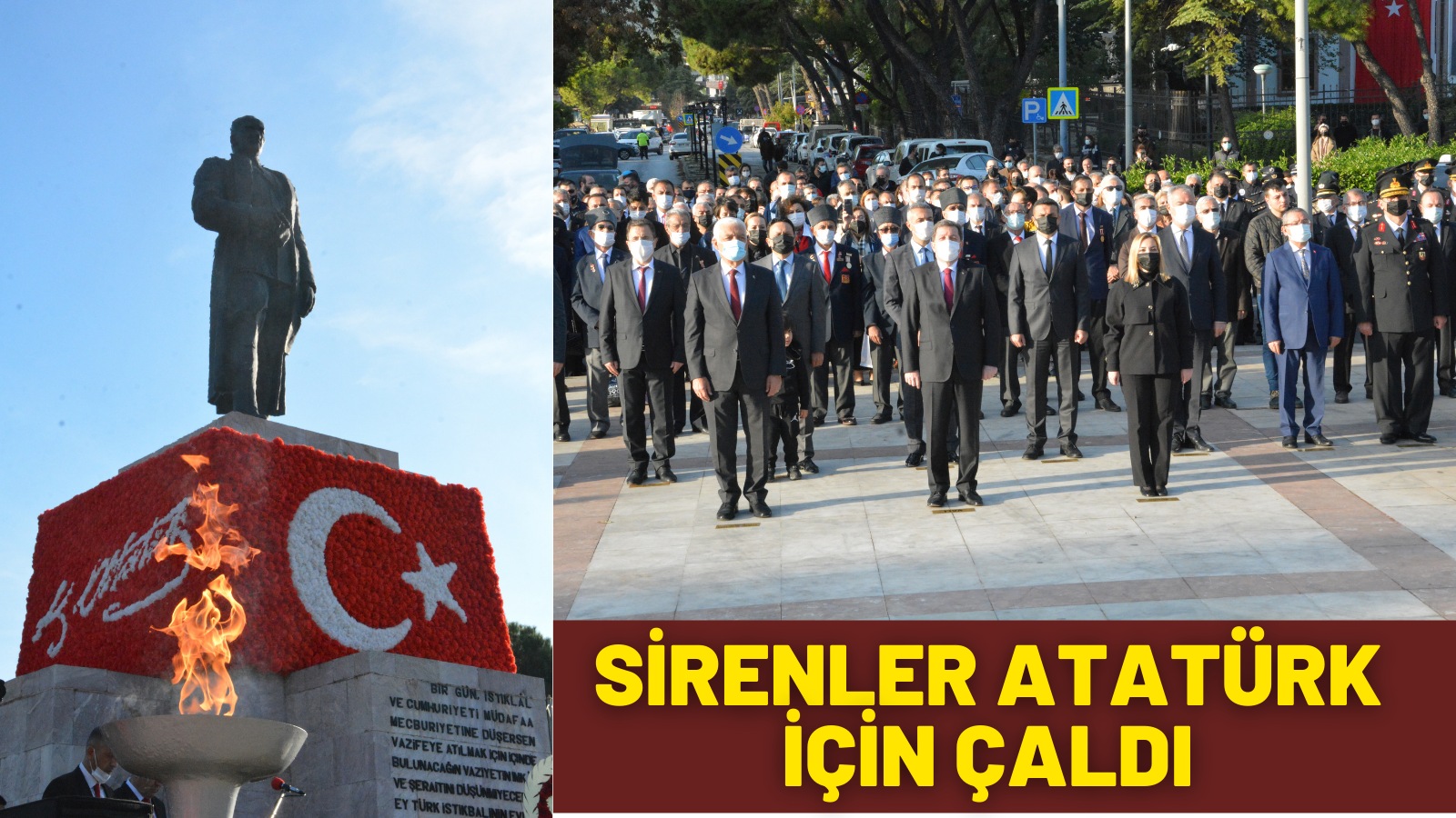 SİRENLER MUSTAFA KEMAL İÇİN ÇALDI