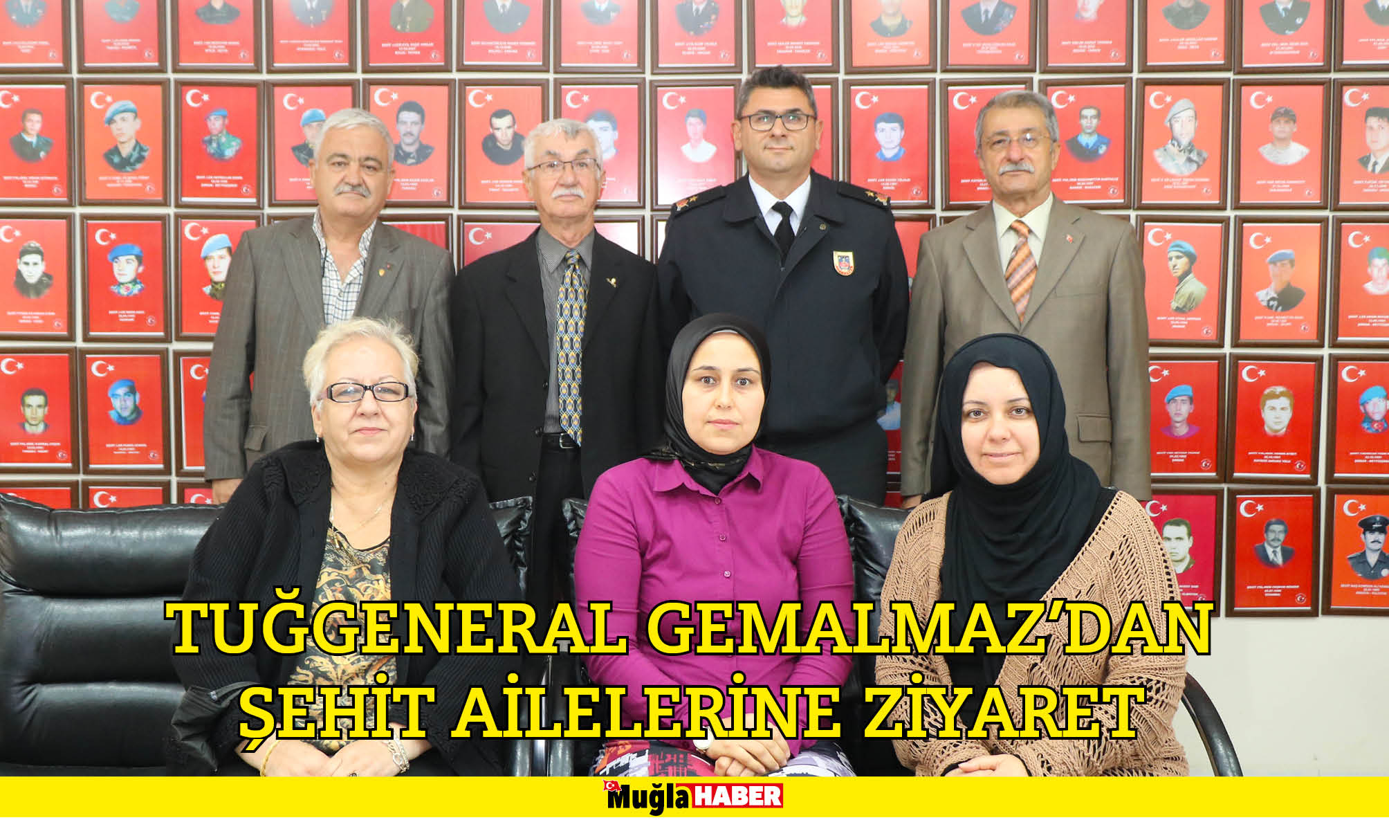 TUĞGENERAL GEMALMAZ’DAN ŞEHİT AİLELERİNE ZİYARET