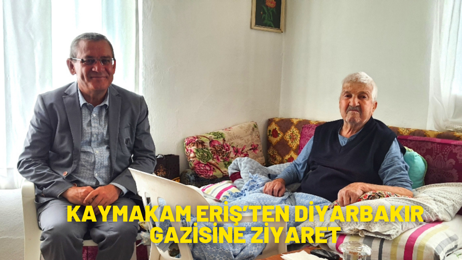 KAYMAKAM ERİŞ’TEN DİYARBAKIR GAZİSİNE ZİYARET