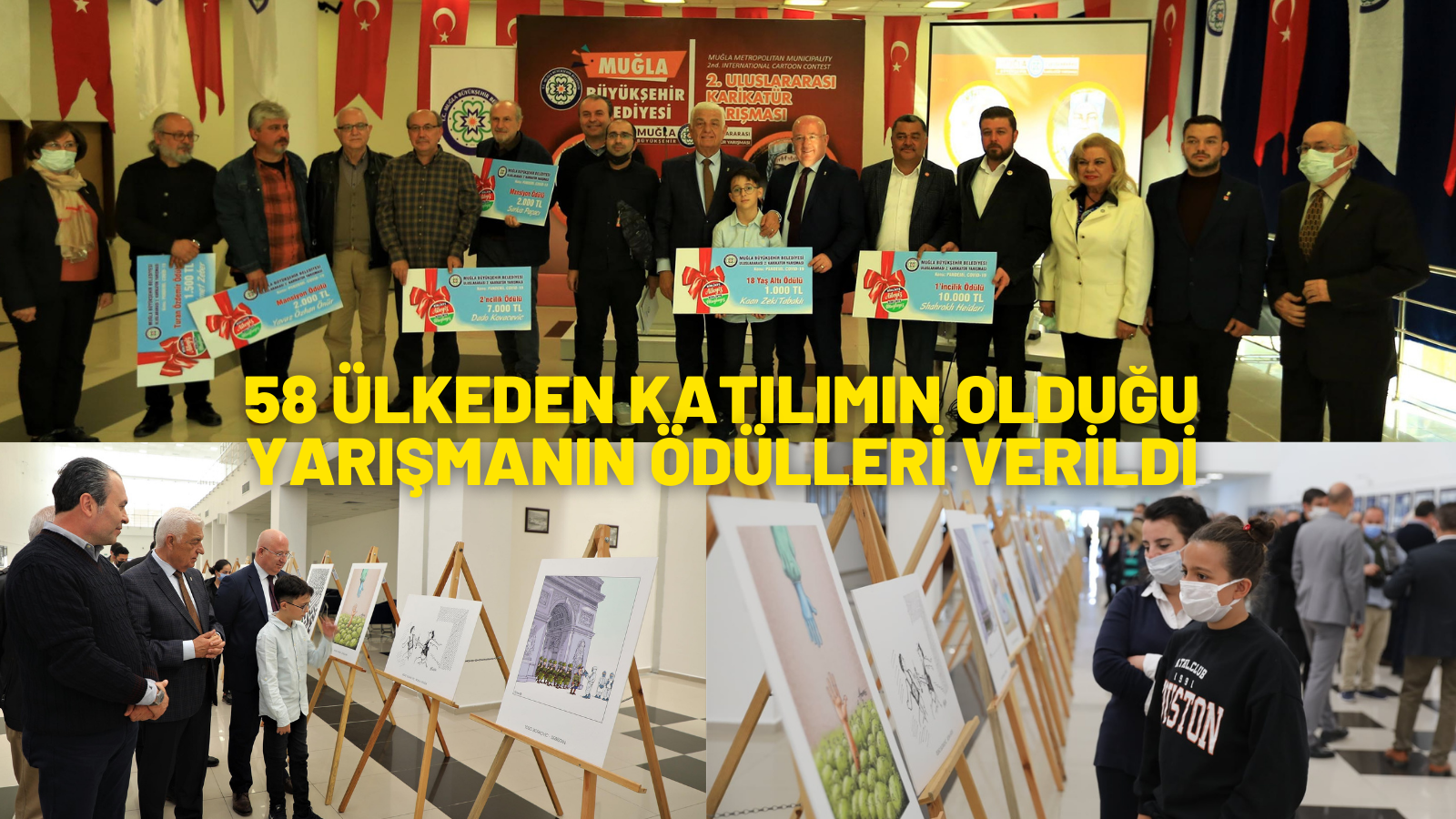 58 ÜLKEDEN KATILIMIN OLDUĞU YARIŞMANIN ÖDÜLLERİ VERİLDİ