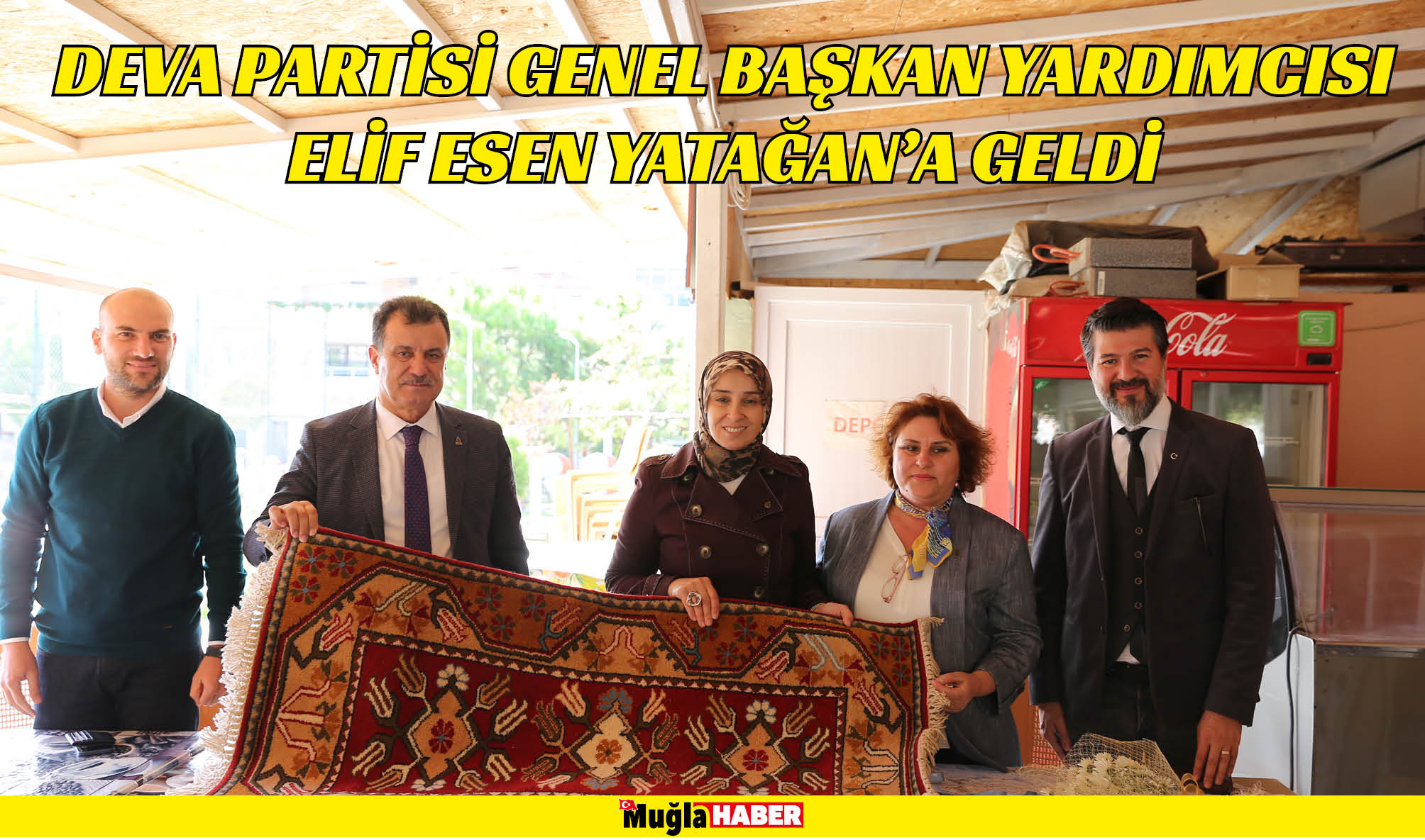 DEVA PARTİSİ GENEL BAŞKAN YARDIMCISI ELİF ESEN YATAĞAN’A GELDİ