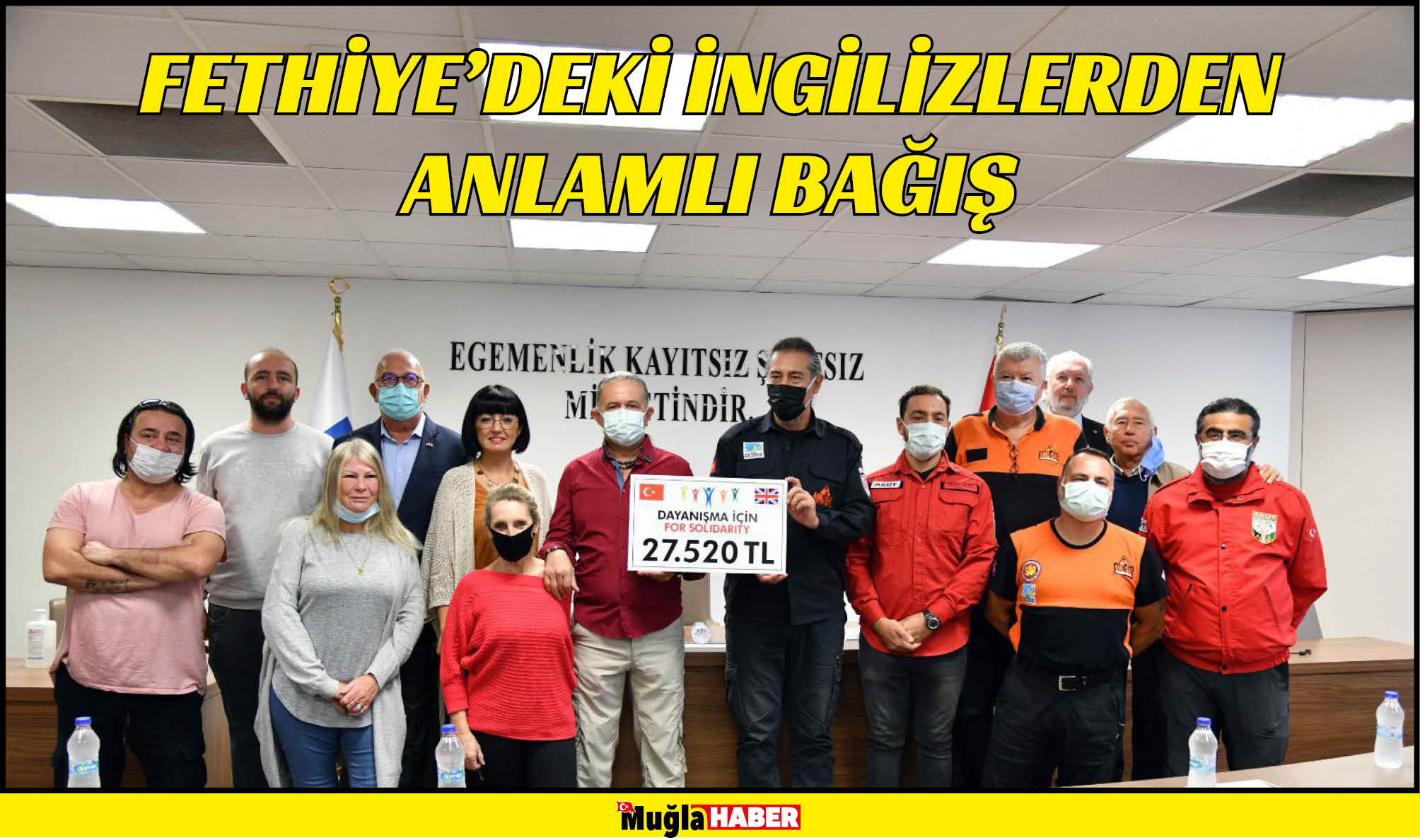 FETHİYE’DEKİ İNGİLİZLERDEN ANLAMLI BAĞIŞ