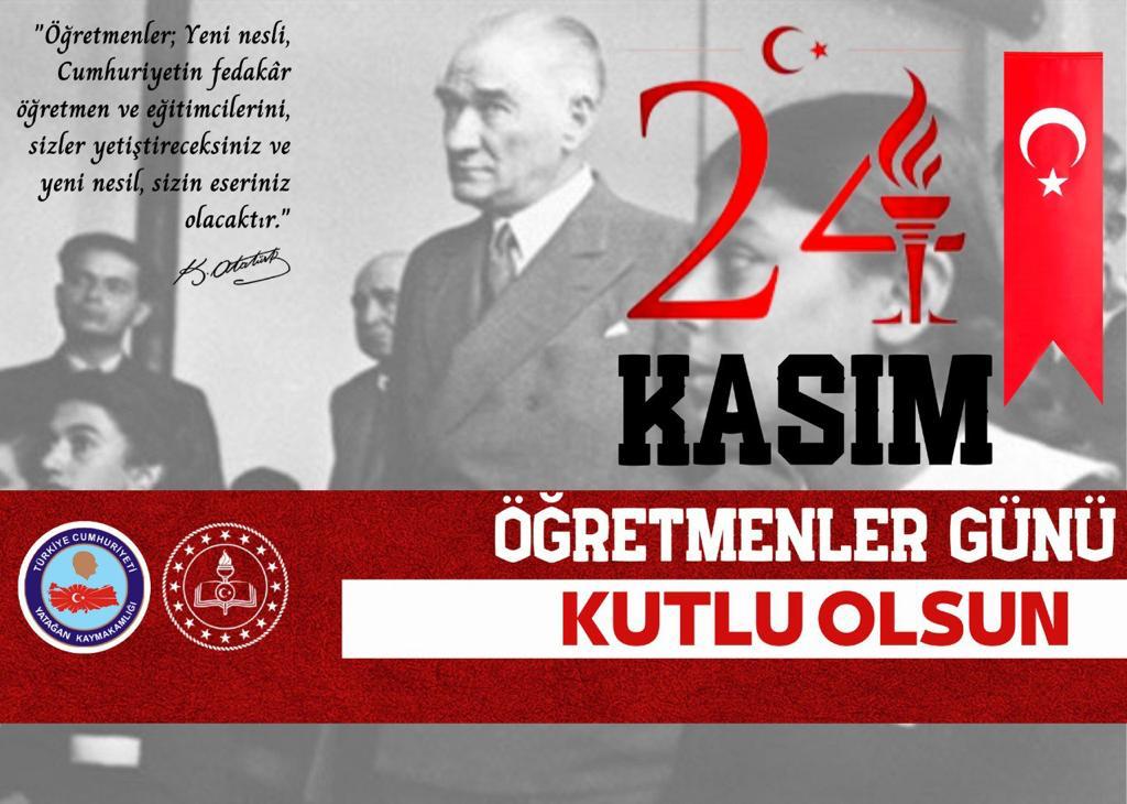 24 KASIM YATAĞAN’DA ETKİNLİKLERLE KUTLANIYOR