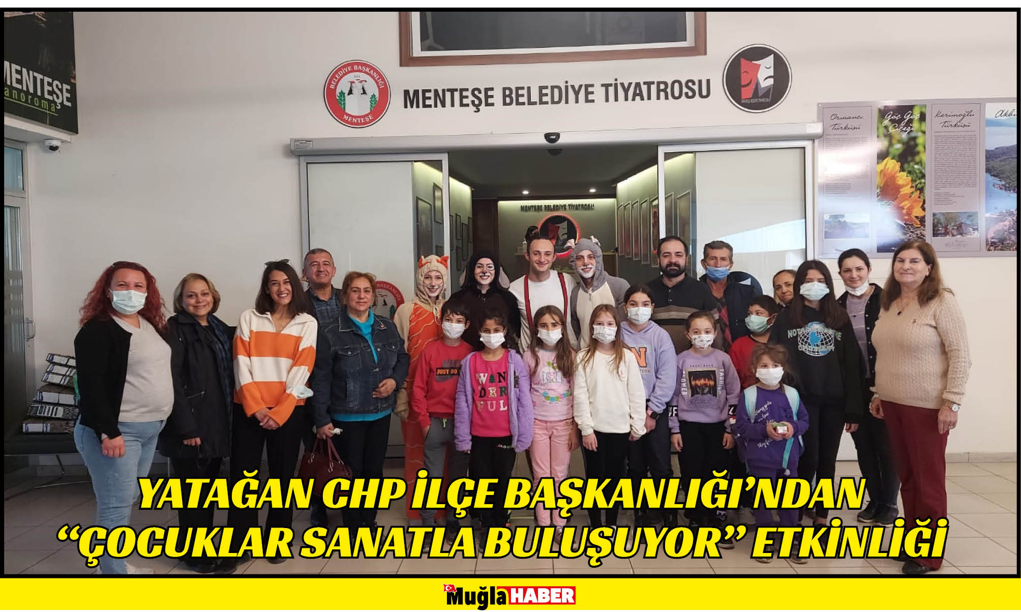 YATAĞAN CHP İLÇE BAŞKANLIĞI’NDAN “ÇOCUKLAR SANATLA BULUŞUYOR” ETKİNLİĞİ