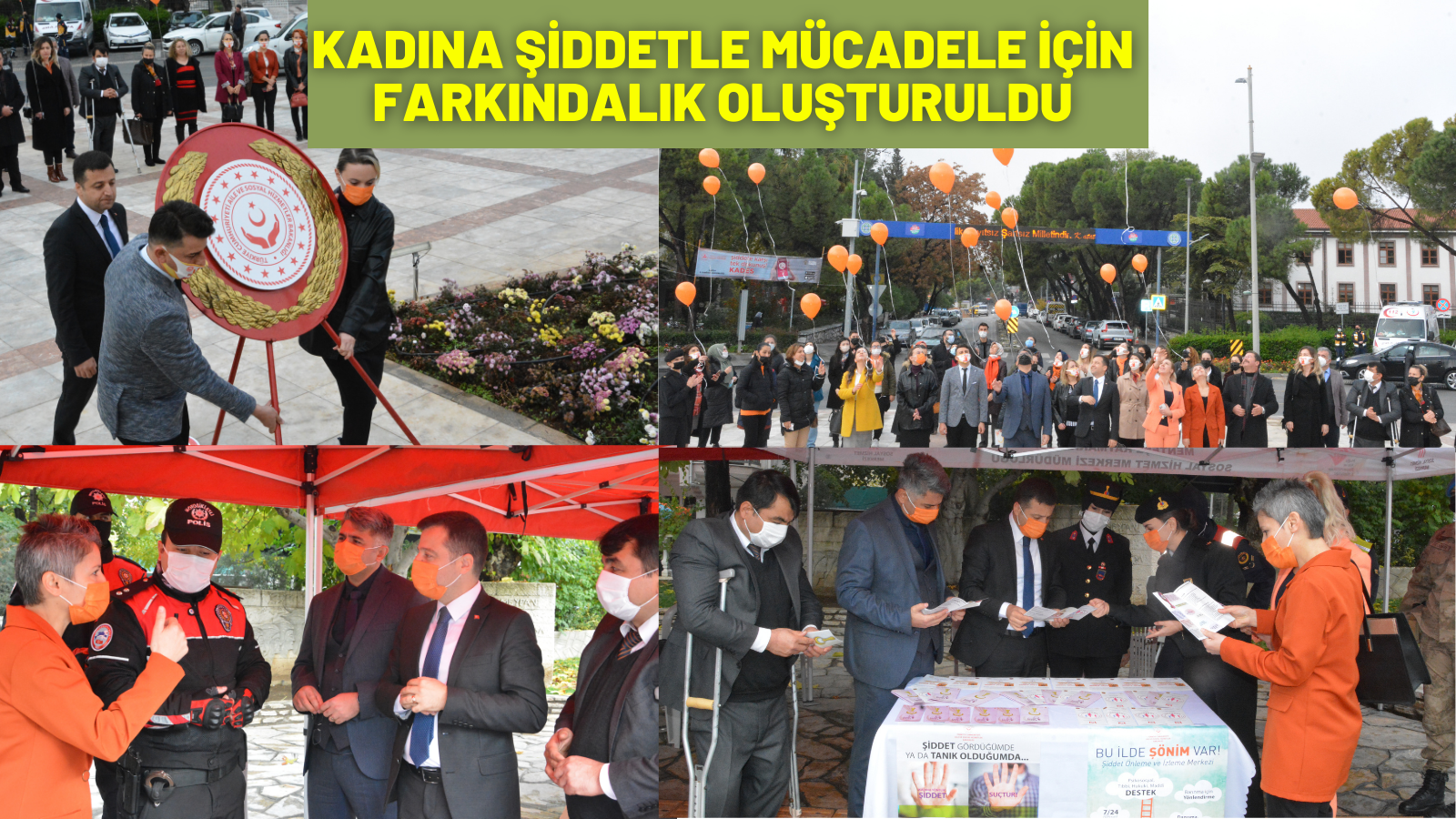 KADINA ŞİDDETLE MÜCADELE İÇİN FARKINDALIK OLUŞTURULDU