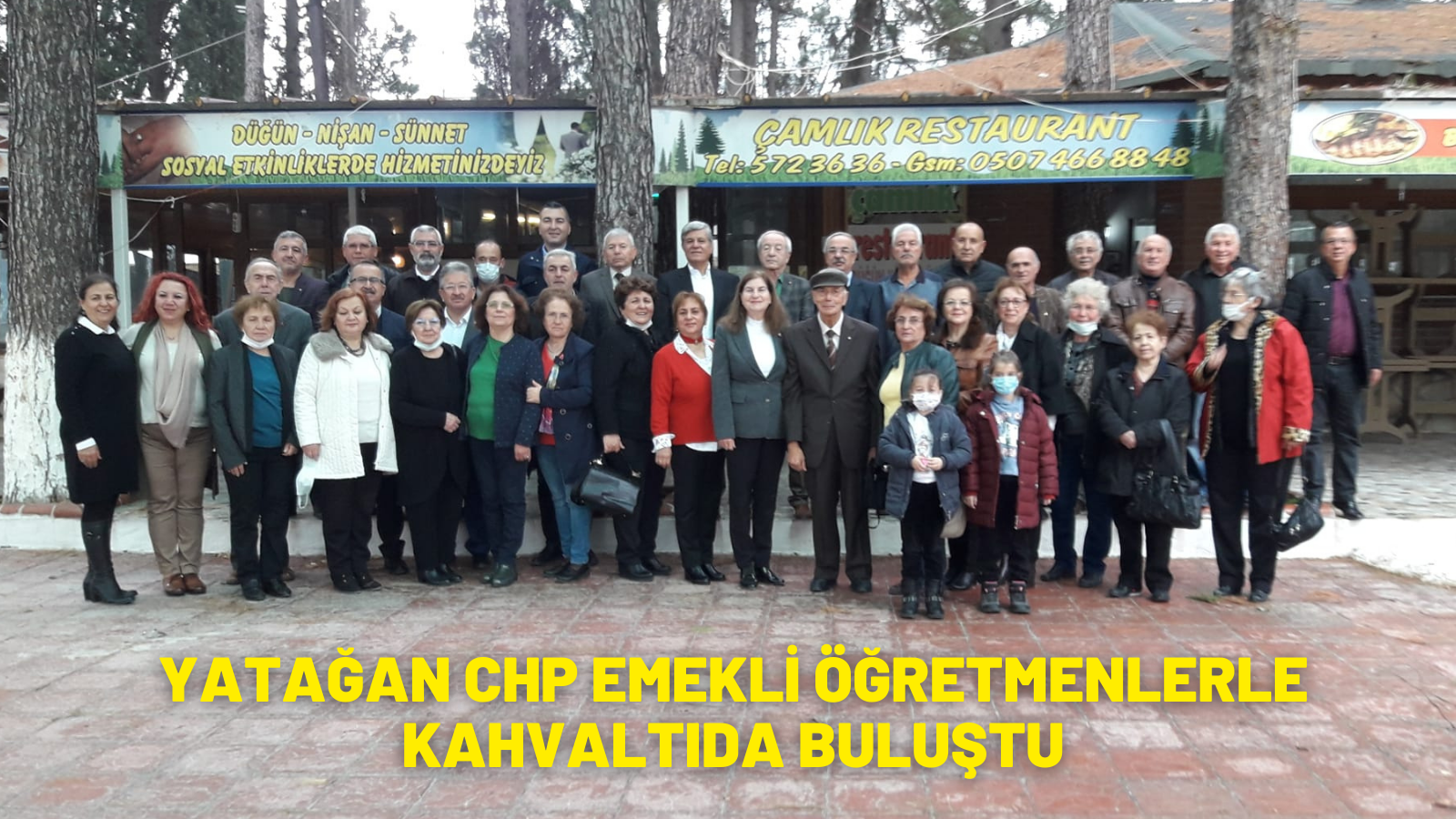 YATAĞAN CHP EMEKLİ ÖĞRETMENLERLE KAHVALTIDA BULUŞTU