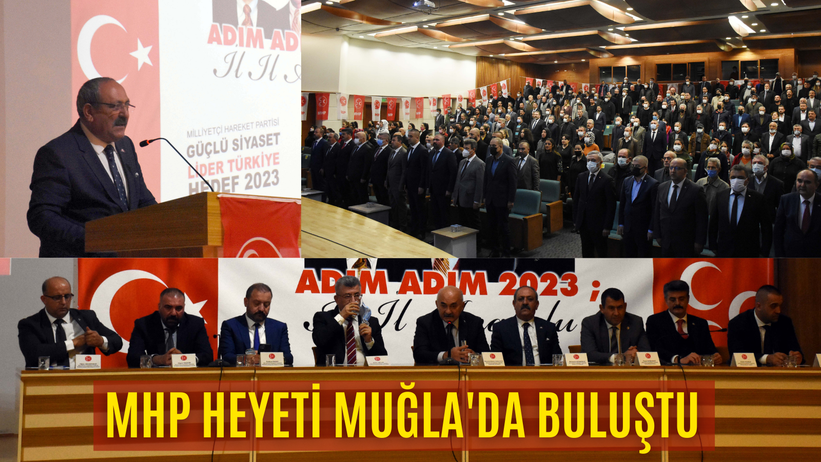 MHP'nin "Adım Adım 2023, İl İl Anadolu" heyeti Muğla'da ziyaretlerini sürdürüyor