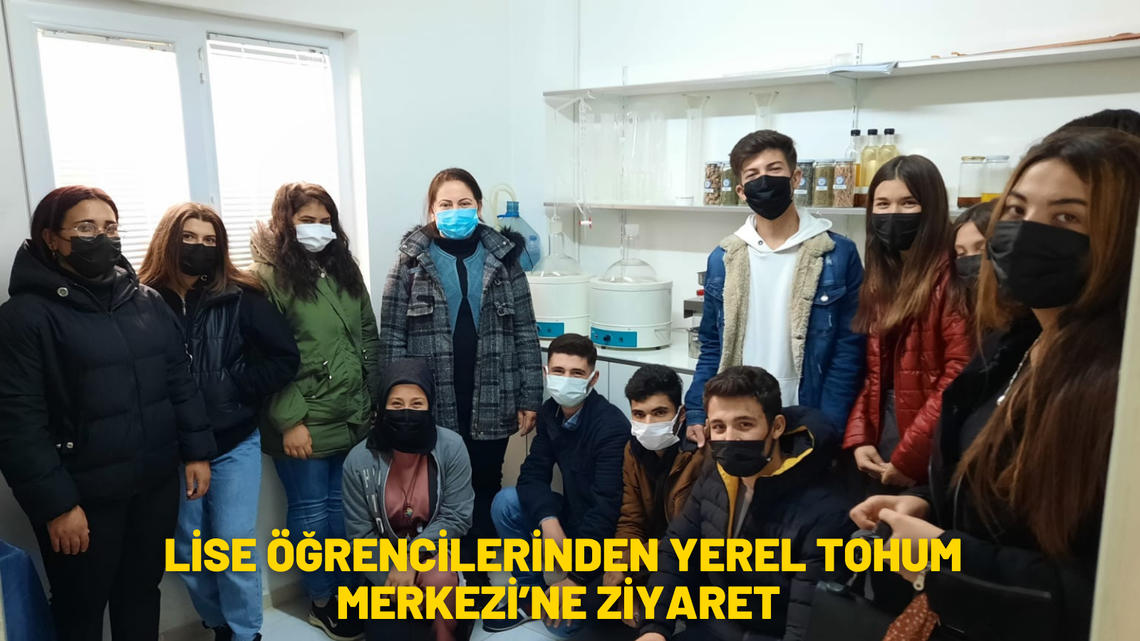 LİSE ÖĞRENCİLERİNDEN YEREL TOHUM MERKEZİ’NE ZİYARET