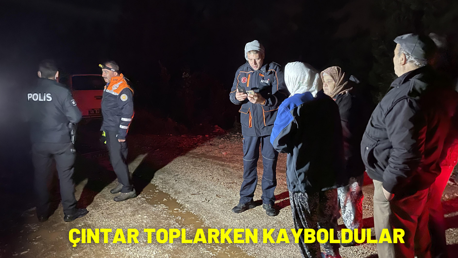 ÇINTAR TOPLARKEN KAYBOLDULAR