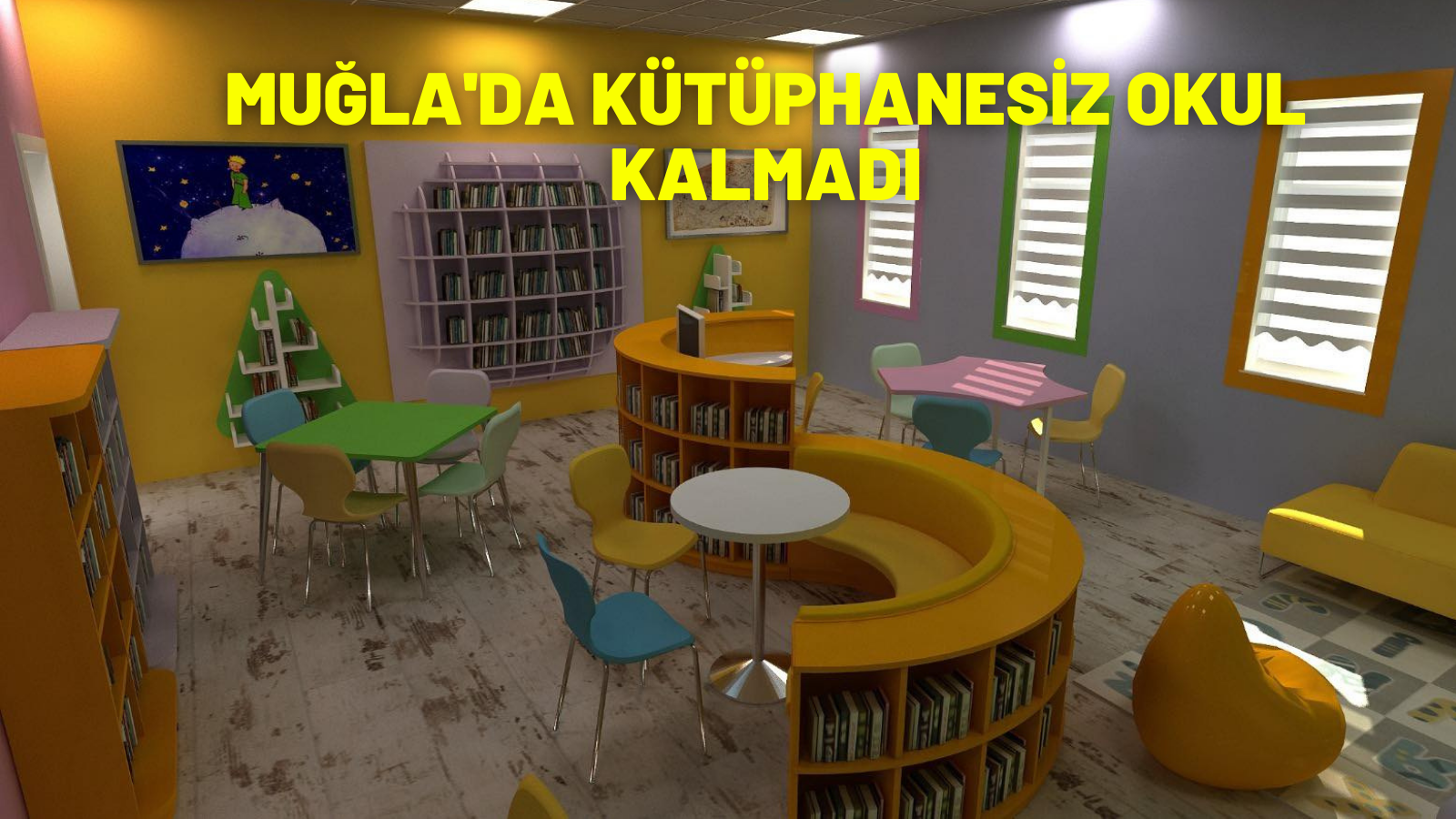 MUĞLA'DA KÜTÜPHANESİZ OKUL KALMADI