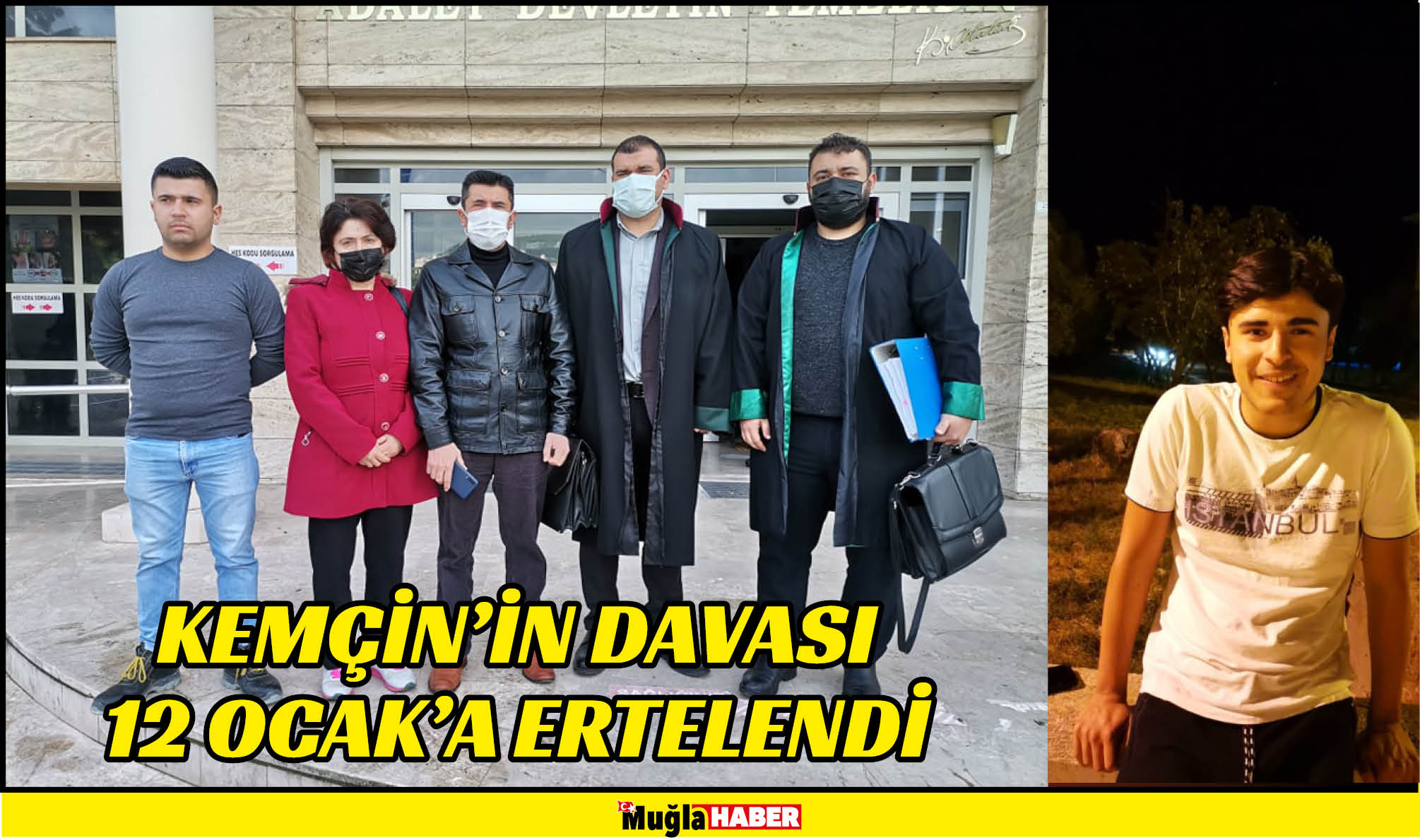 KEMÇİN’İN DAVASI 12 OCAK’A ERTELENDİ  